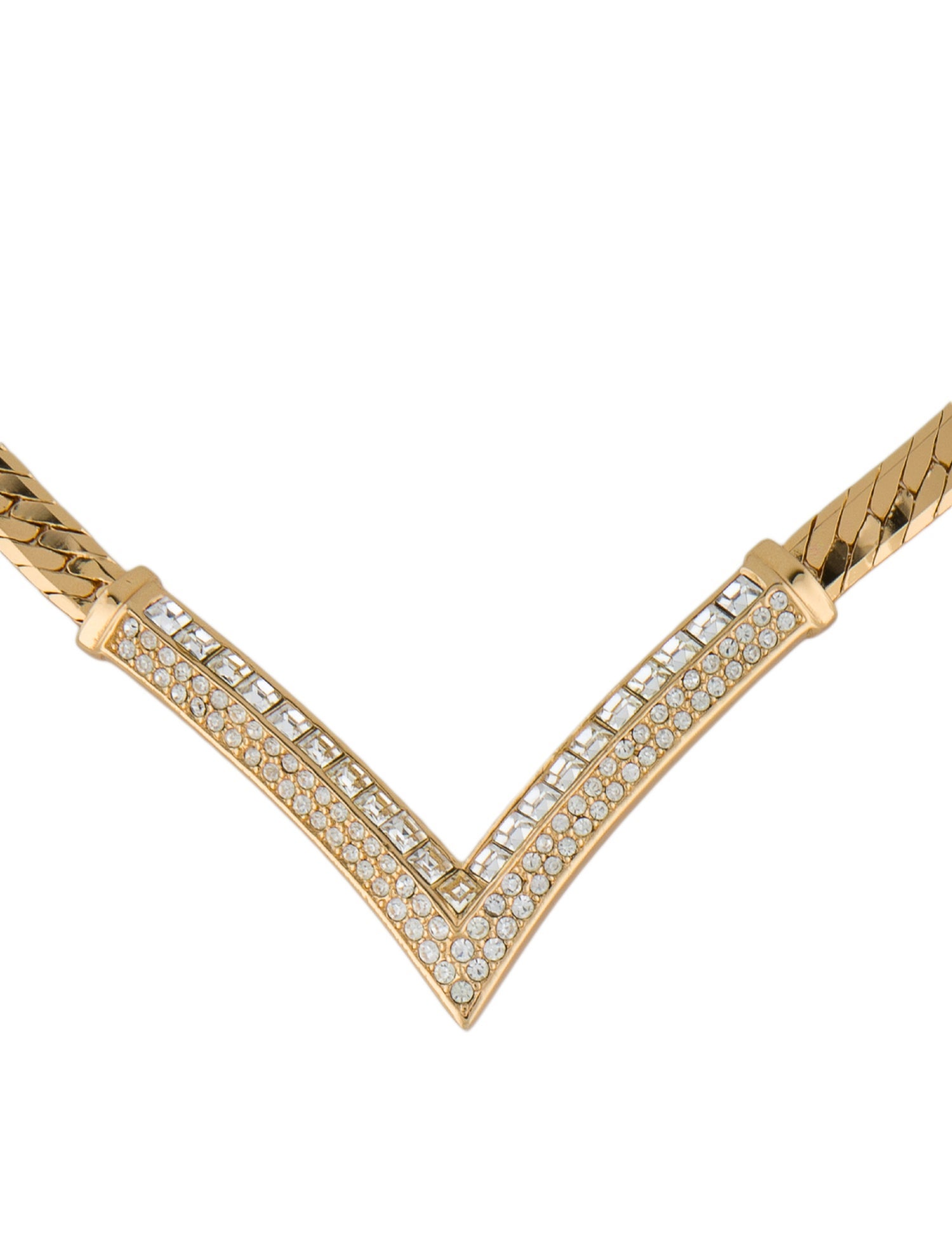 Christian Dior Vintage Crystal Collar Necklace