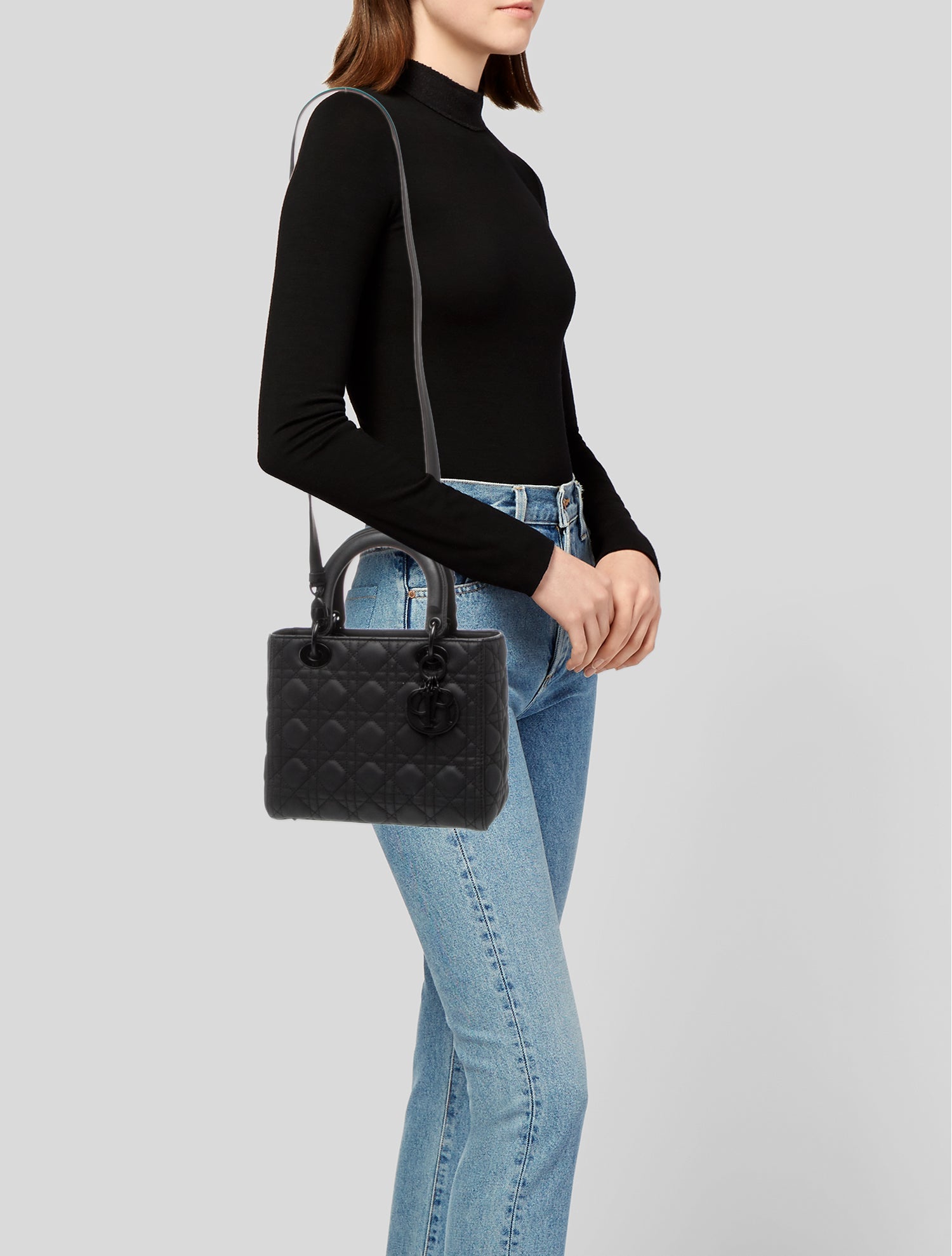 Christian Dior Cannage Lady Dior Medium