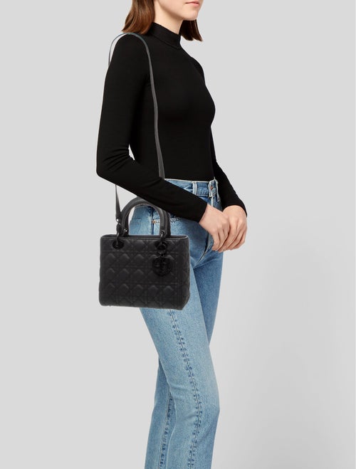 Christian Dior Cannage Lady Dior Medium