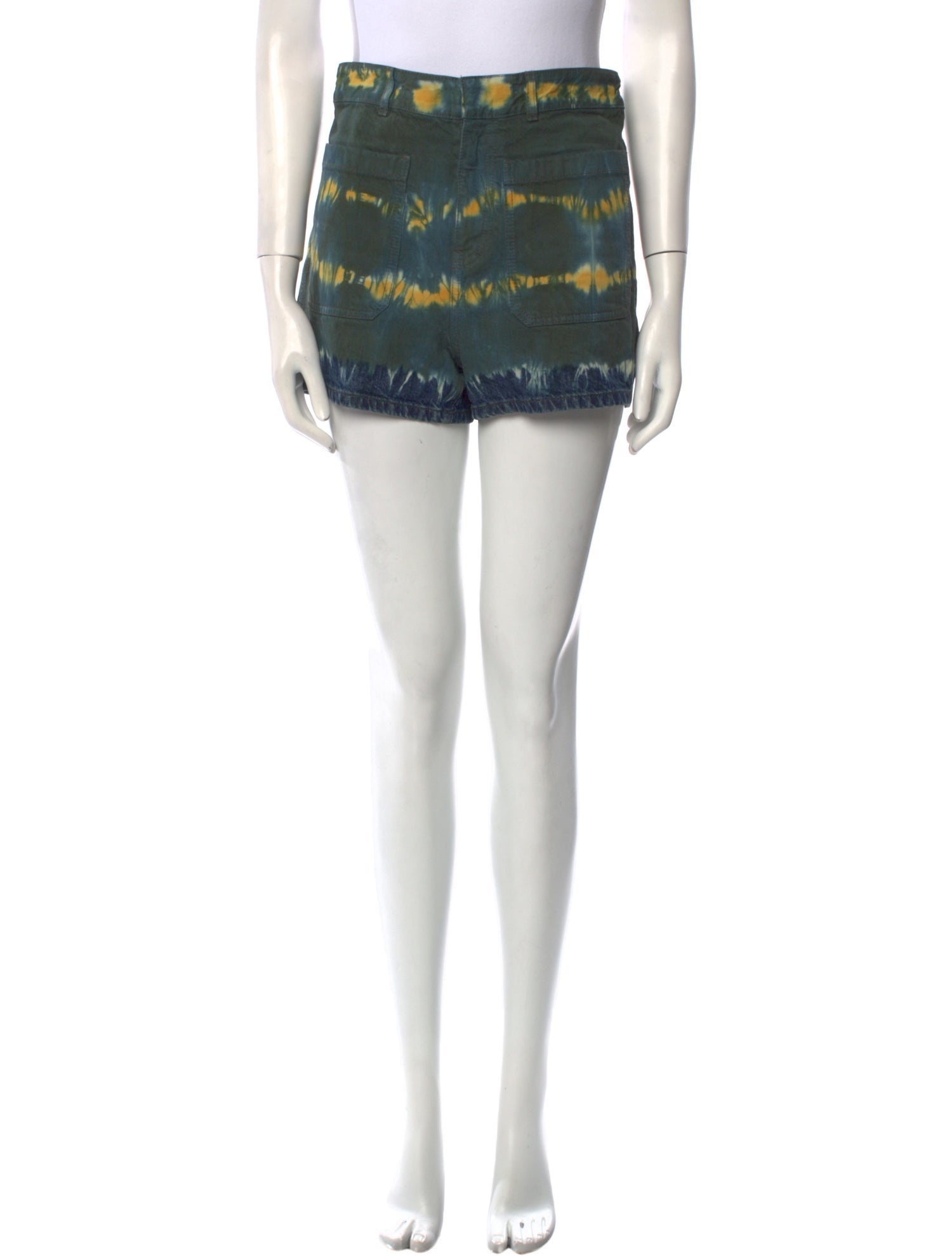 Christian Dior Tie-Dye Print Mini Shorts