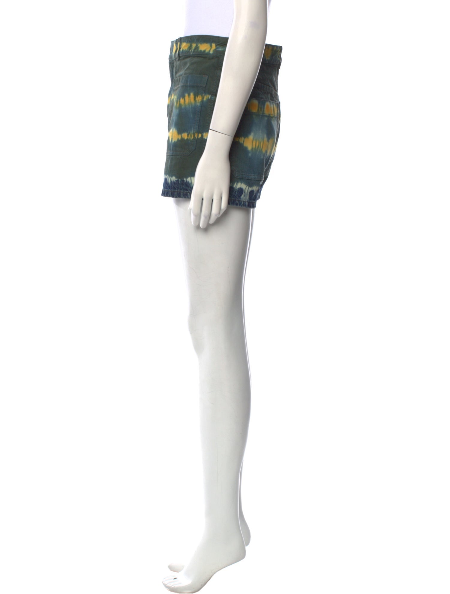 Christian Dior Tie-Dye Print Mini Shorts