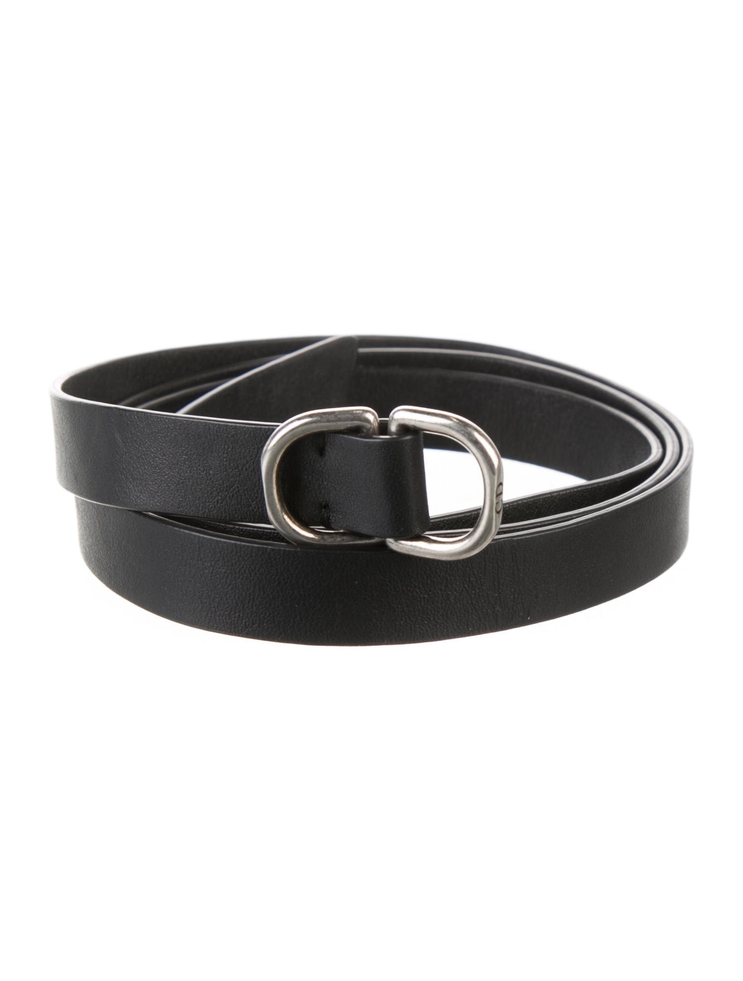 Christian Dior Skinny Leather Belt
