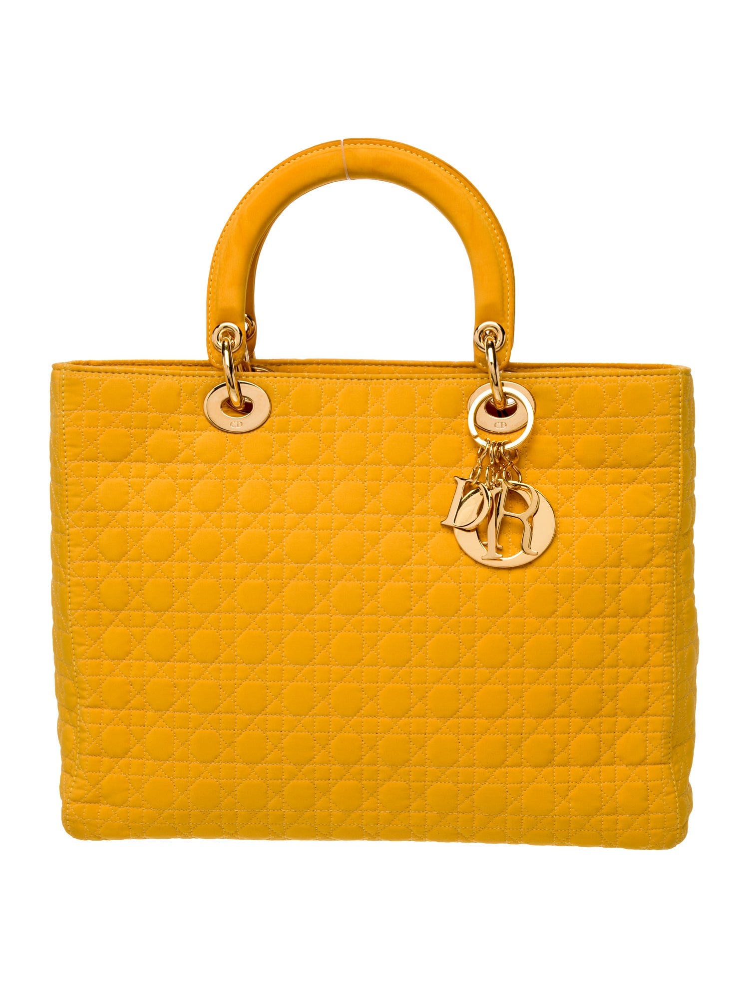 Christian Dior Leather Top Handle Bag