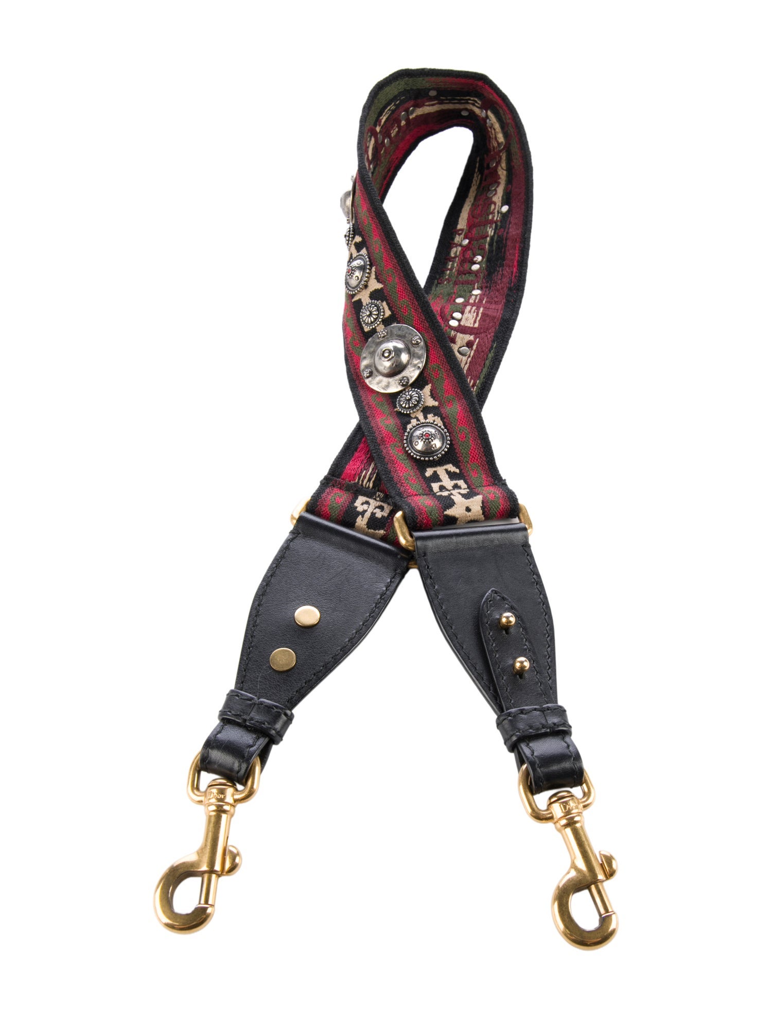 Christian Dior Pattern Print Bag Strap