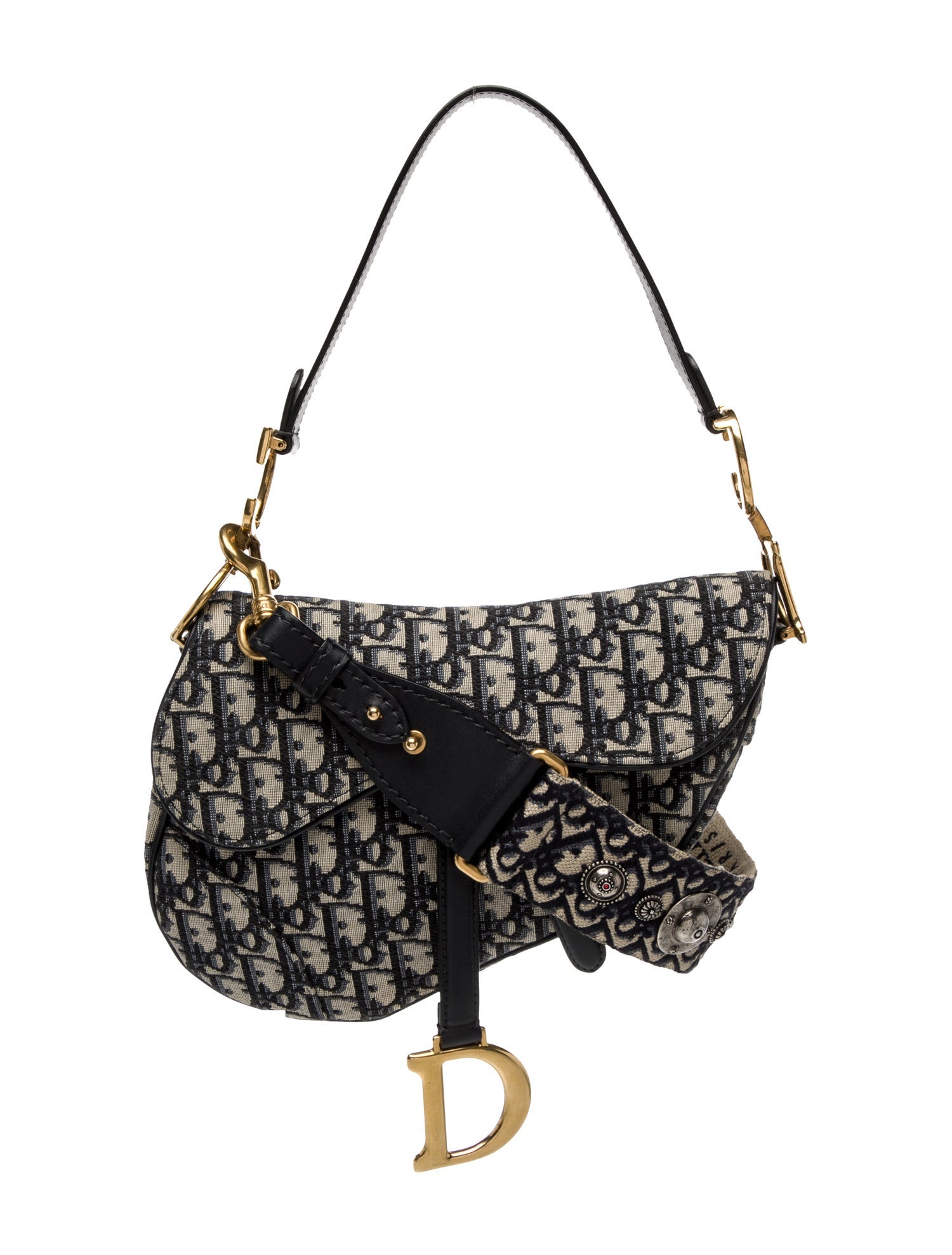 Christian Dior Oblique Jacquard Oblique Saddle