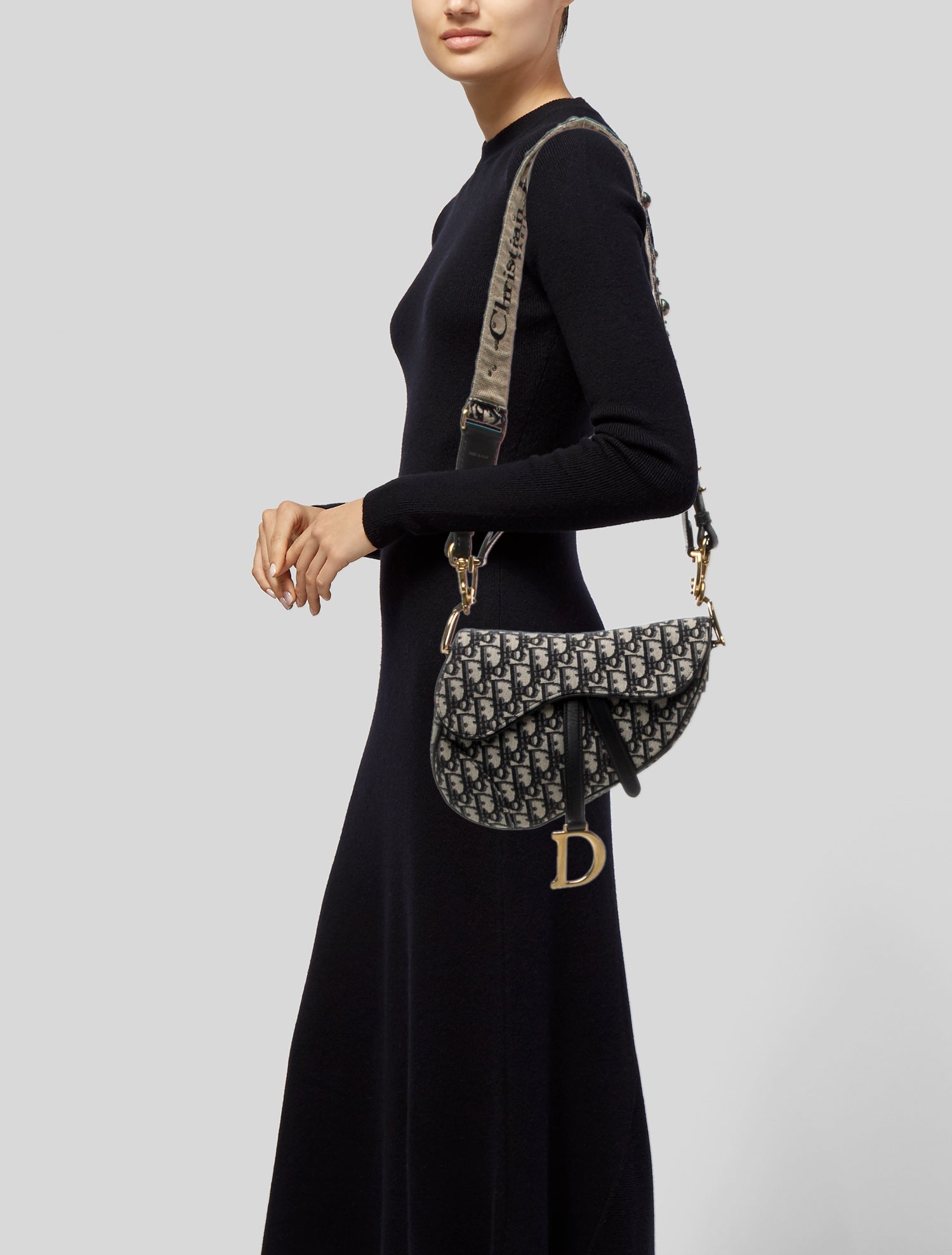 Christian Dior Oblique Jacquard Oblique Saddle