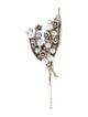 Christian Dior Pearl & Crystal Lily of the Valley Brooch