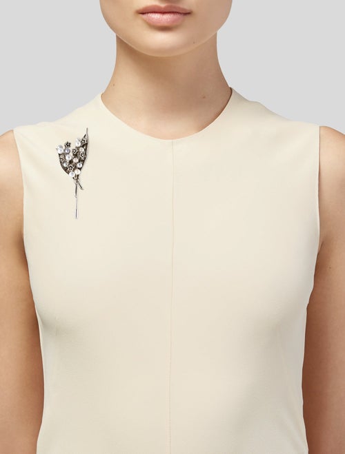 Christian Dior Pearl & Crystal Lily of the Valley Brooch