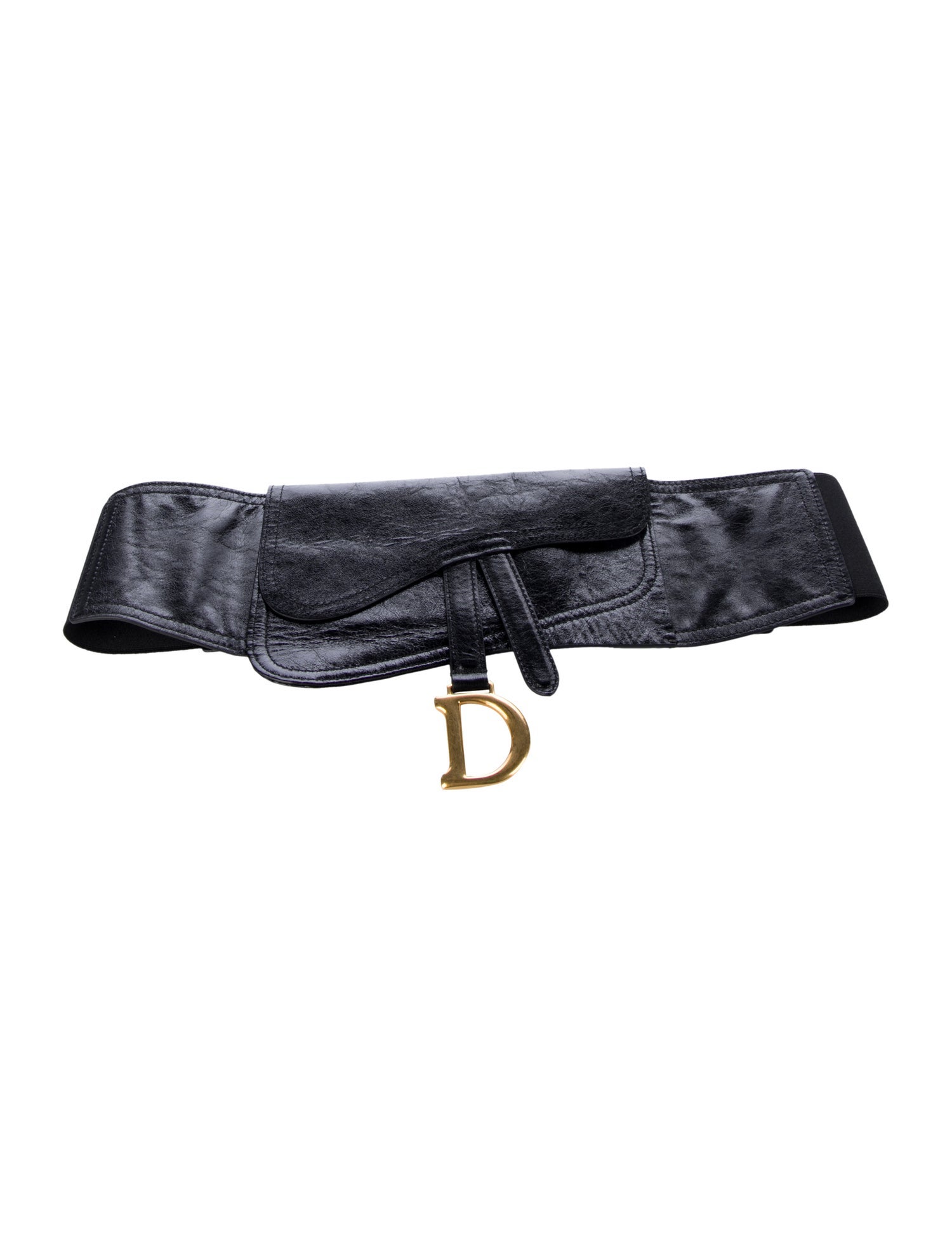 Christian Dior Wide Leather Waist Belt