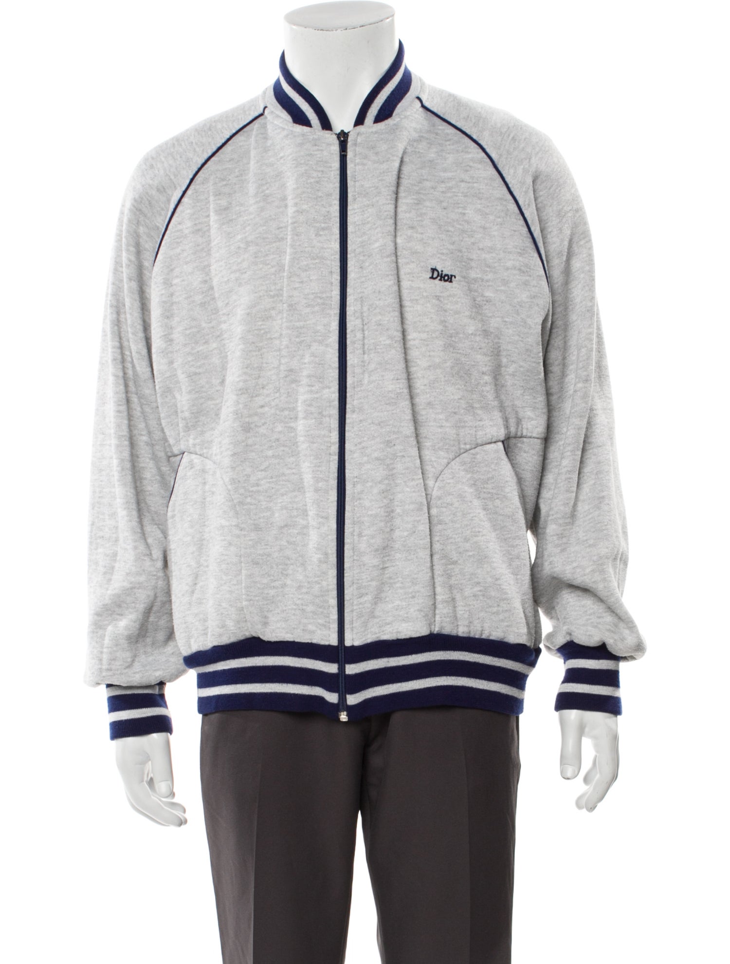 Christian Dior Monsieur Striped Bomber Jacket