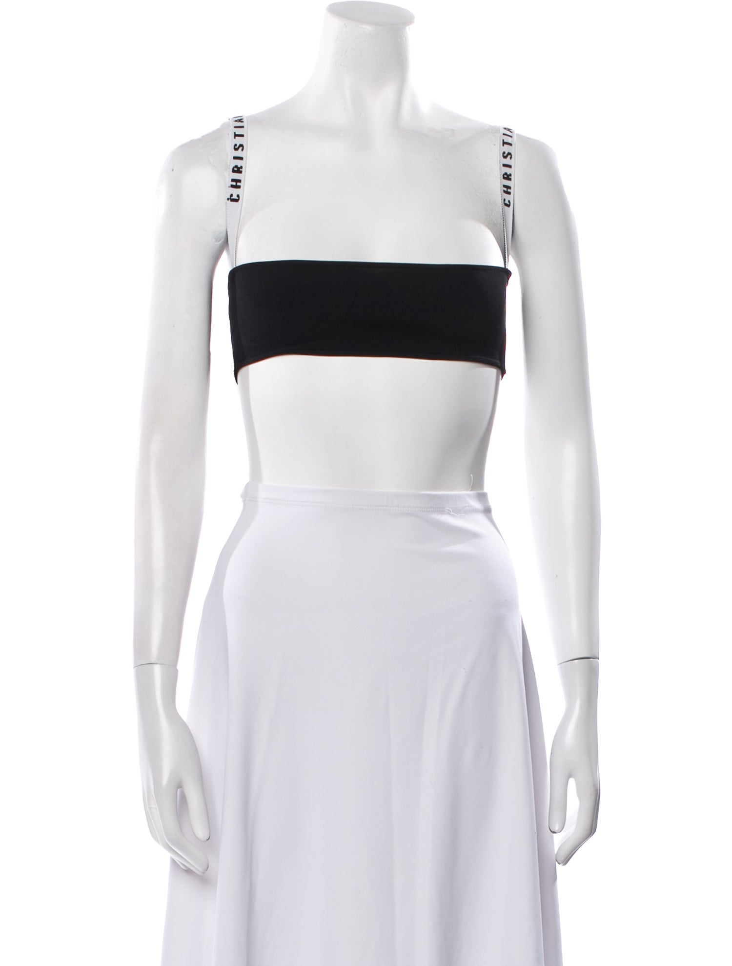 Christian Dior Square Neckline Sleeveless Crop Top
