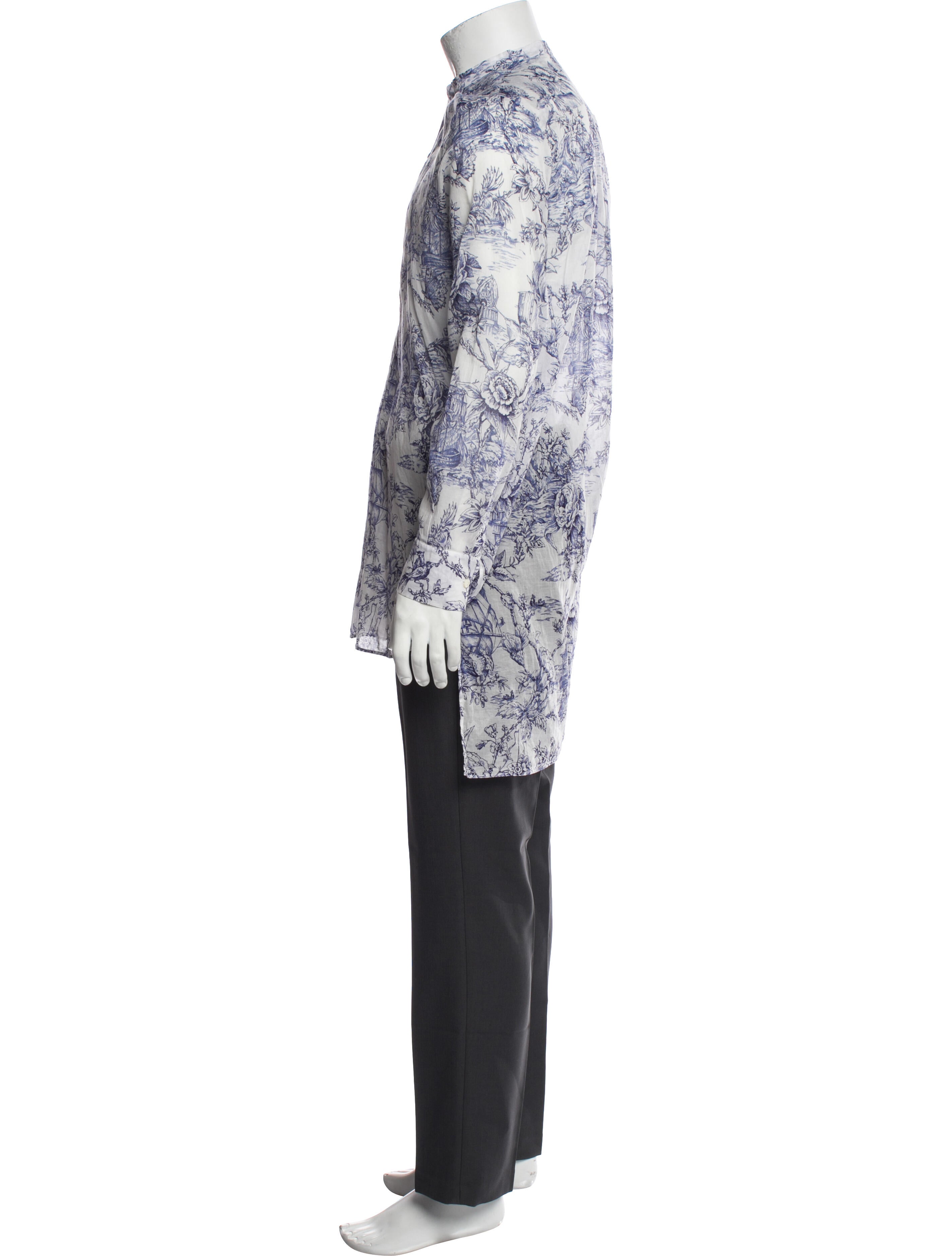 Christian Dior Printed Long Sleeve Shirt