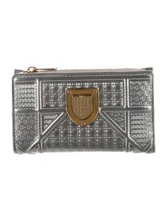 Christian Dior 2018 Micro Cannage Diorama Wallet
