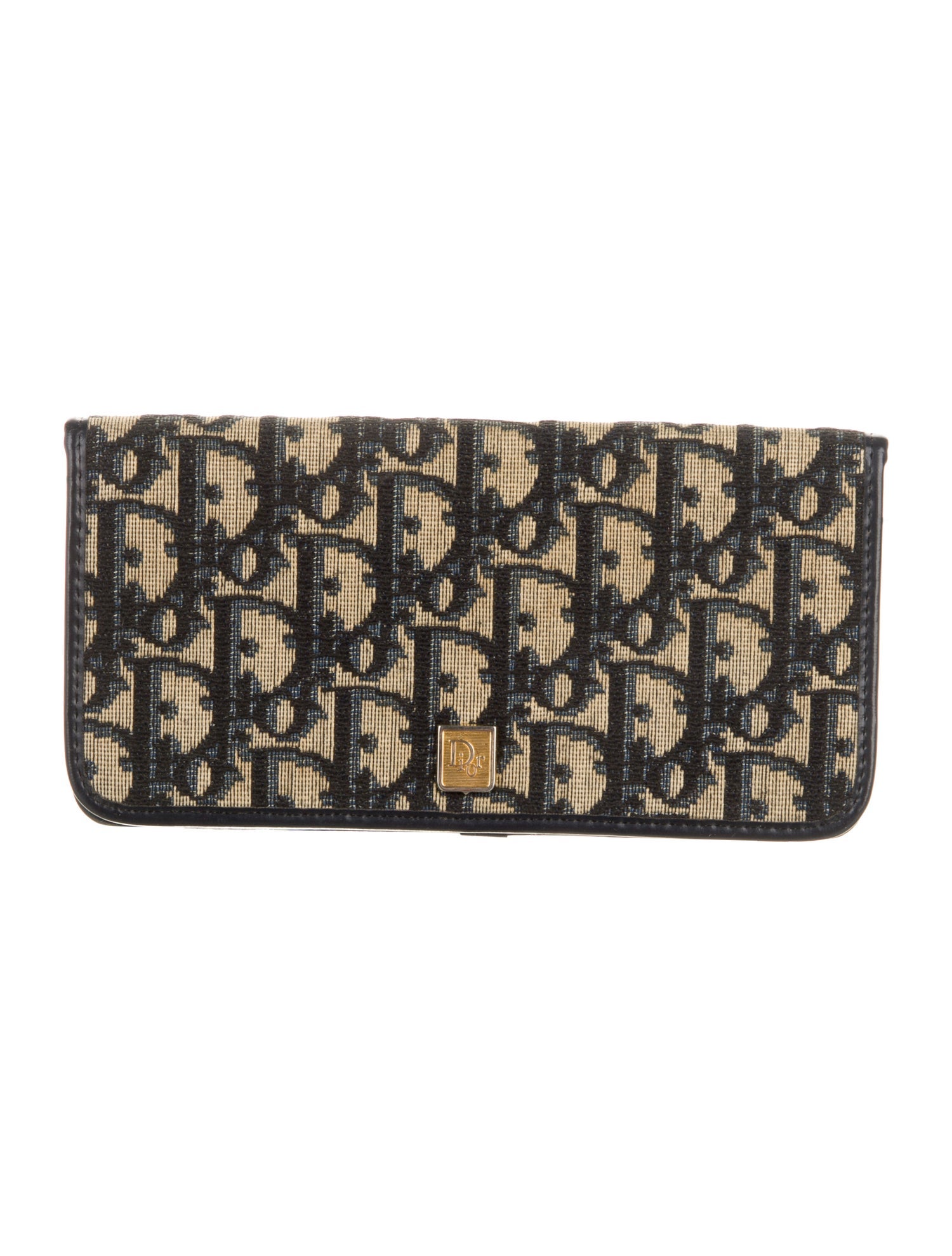 Christian Dior Vintage Diorissimo Pattern Wallet
