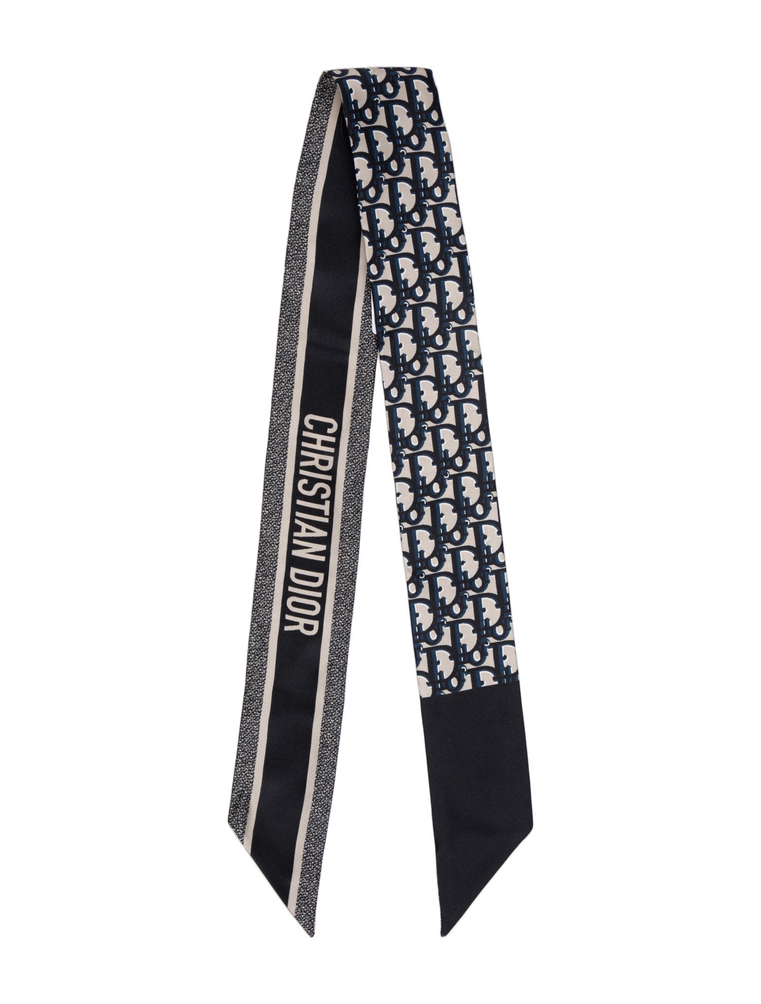 Christian Dior Silk Printed Bandeau w/ Tags