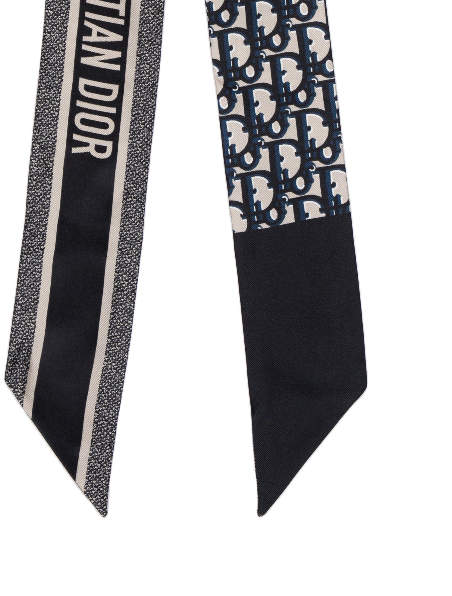 Christian Dior Silk Printed Bandeau w/ Tags