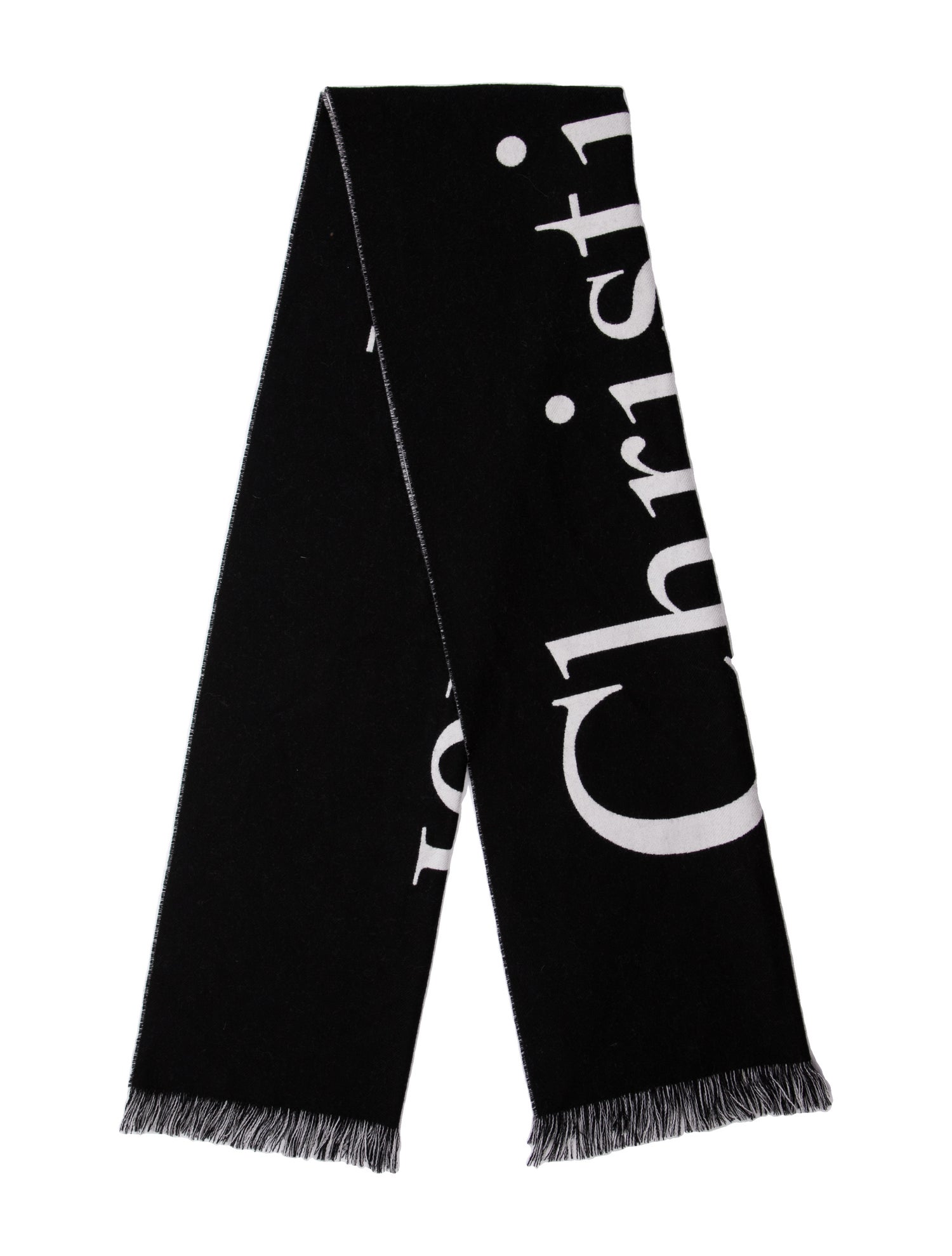 Christian Dior Cashmere Printed Scarf