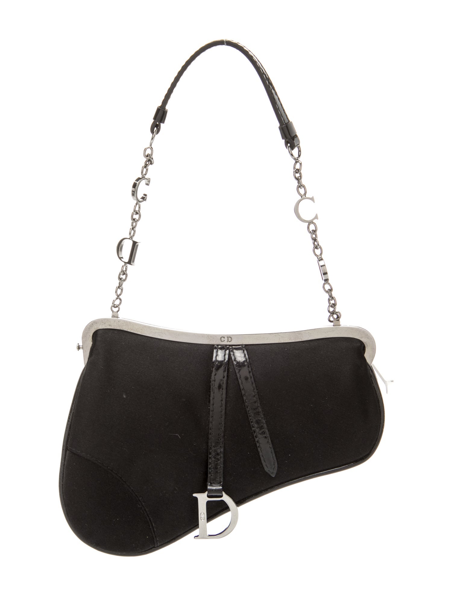 Christian Dior Satin Saddle Mini Vintage