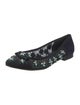 Christian Dior Mesh Crystal Embellishments Ballet Flats