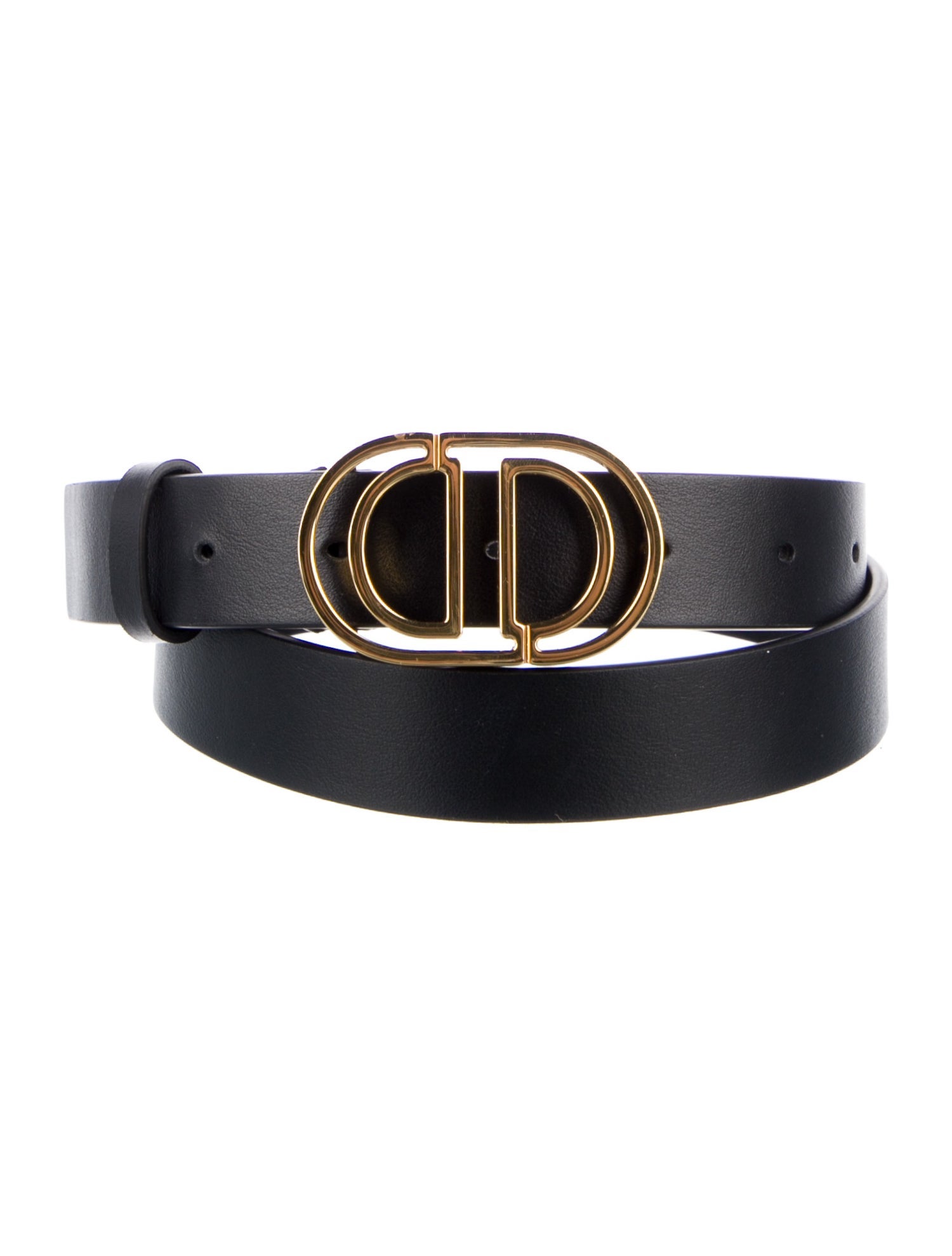 Christian Dior Skinny Leather Belt
