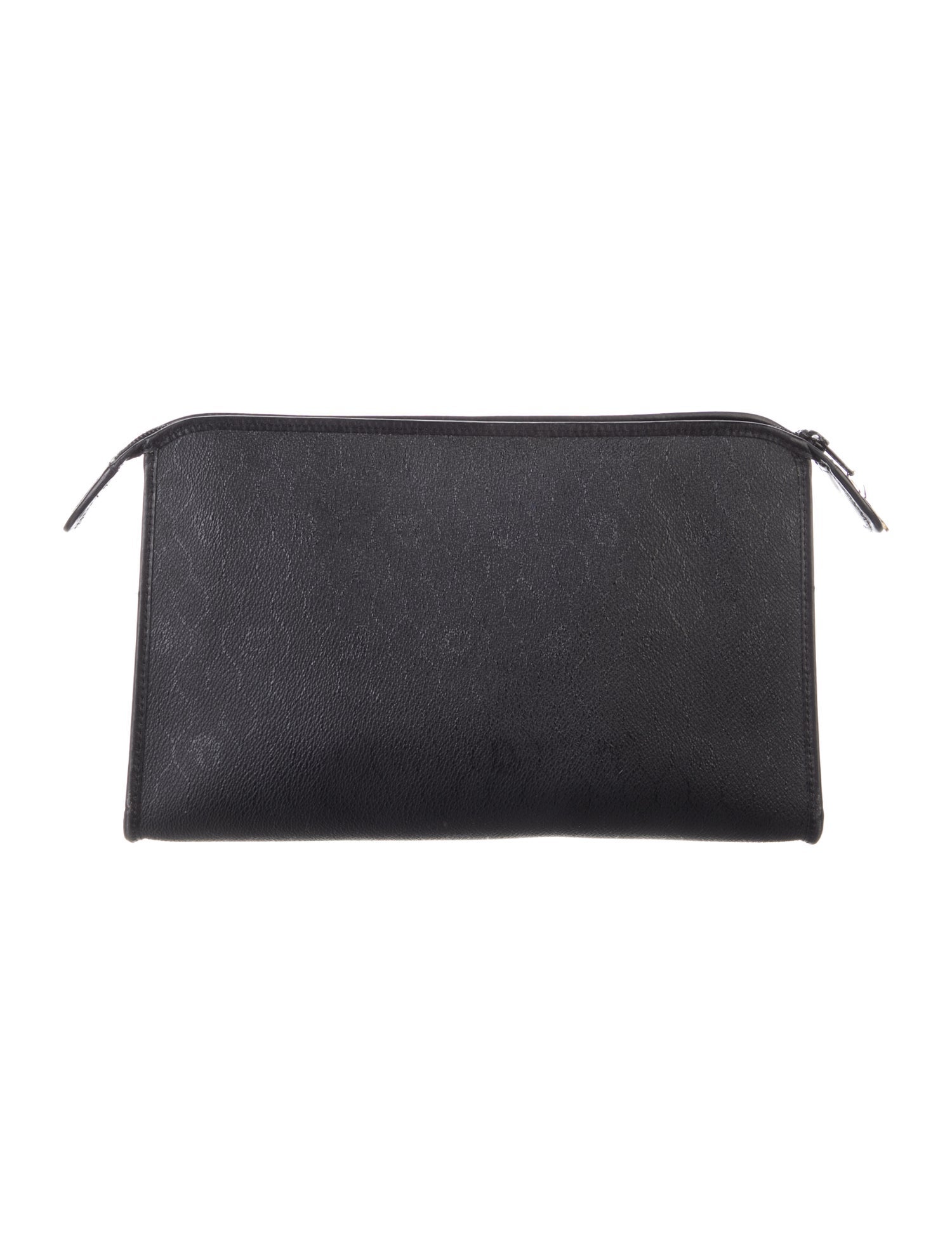 Christian Dior Logo Leather Cosmetic Bag