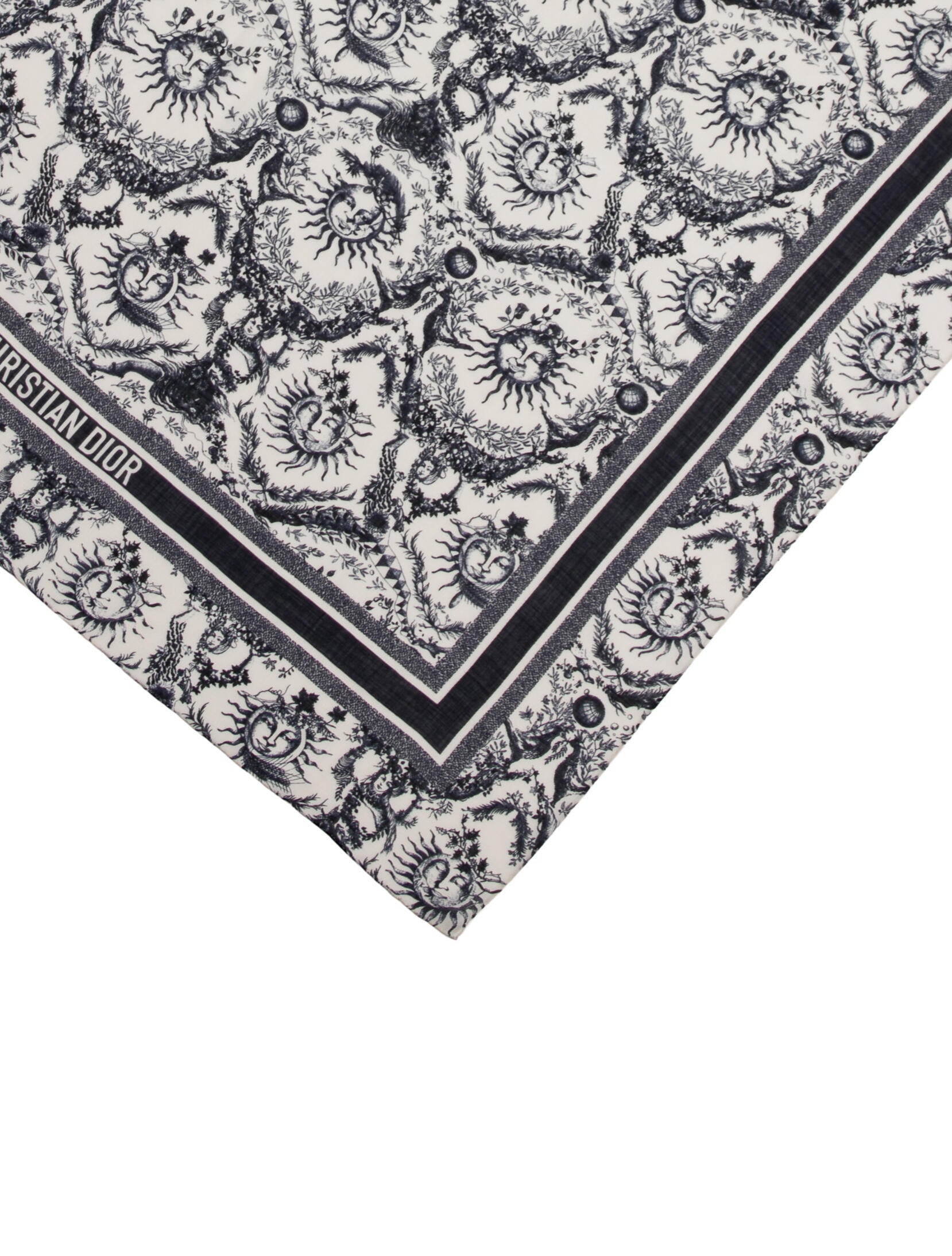 Christian Dior Paisley Print Scarf