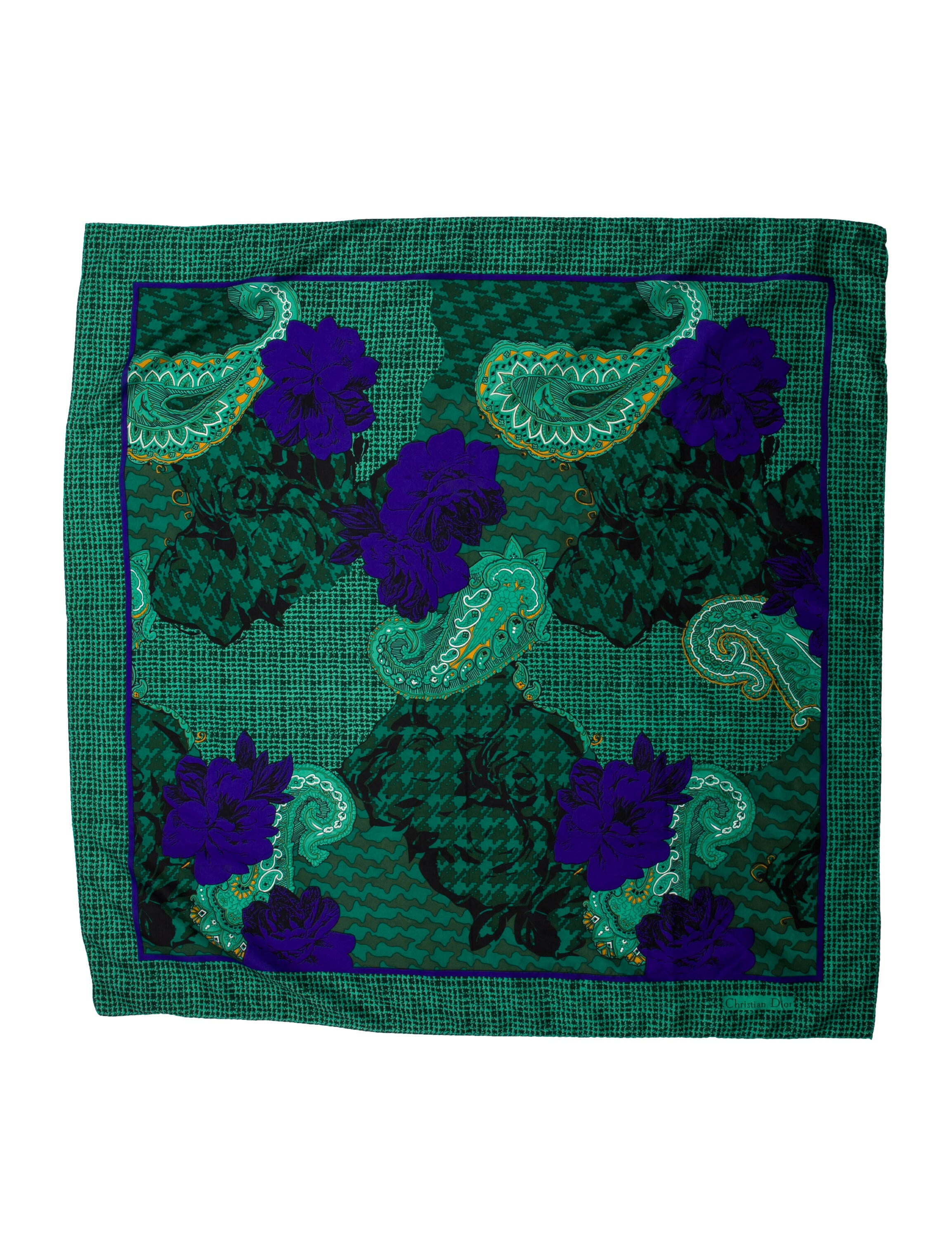 Christian Dior Silk Printed Scarf