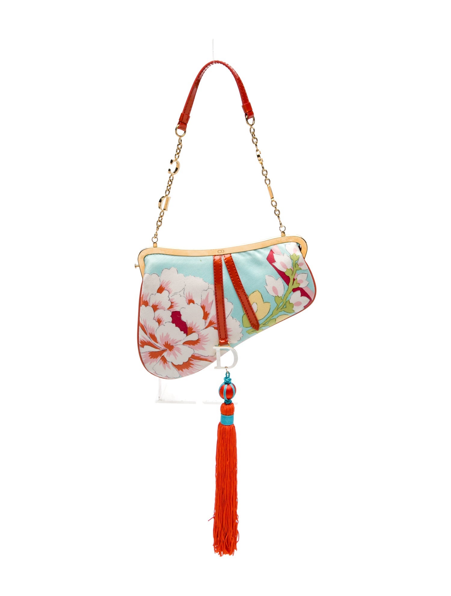 Christian Dior Satin Saddle