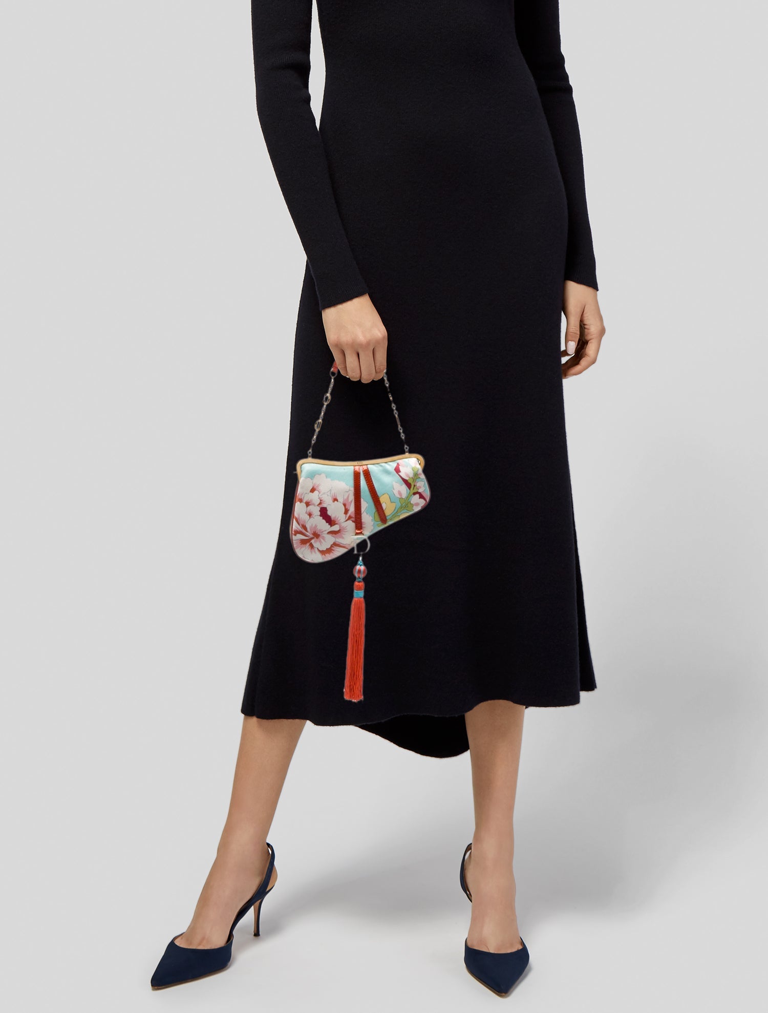 Christian Dior Satin Saddle