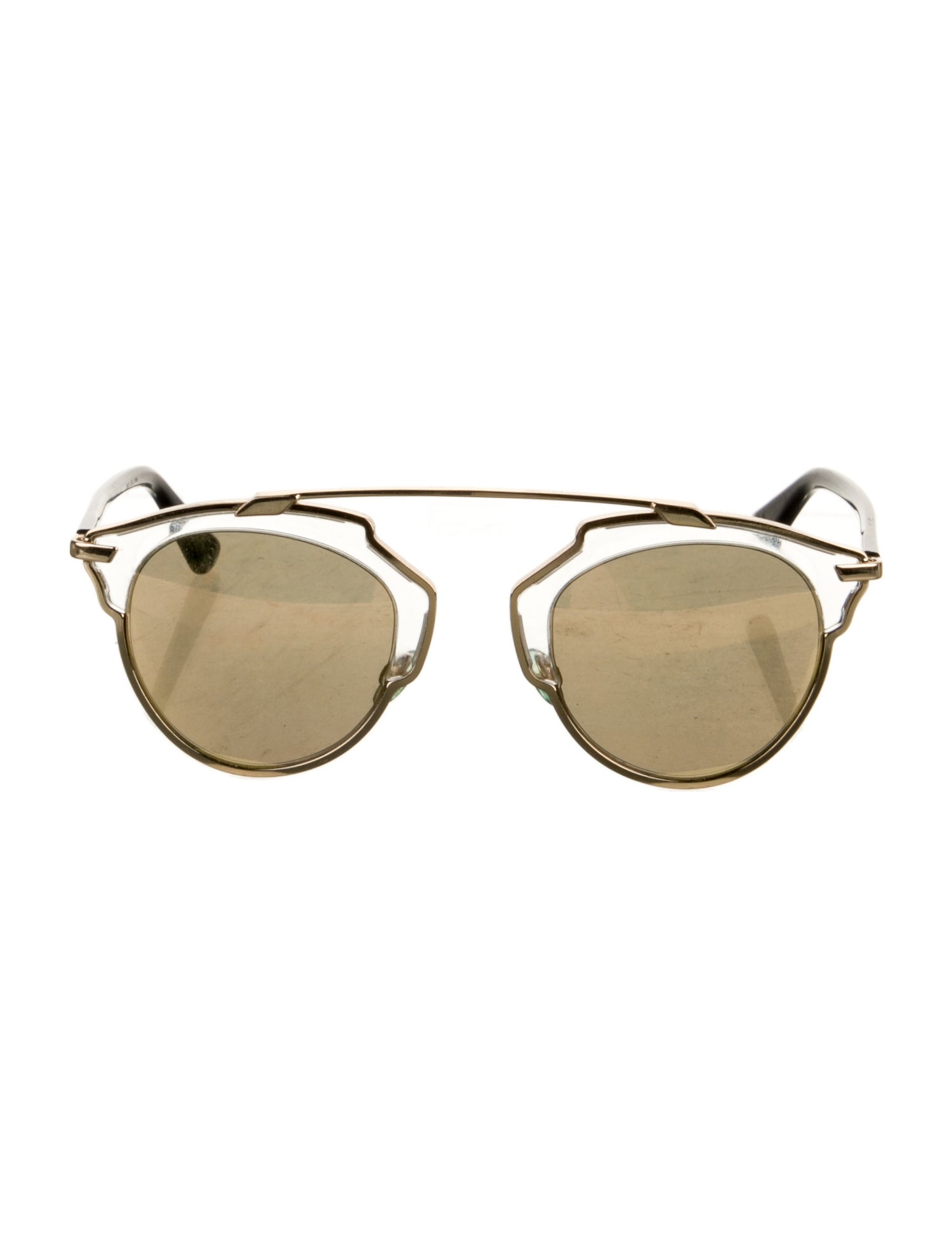 Christian Dior Aviator Mirrored Sunglasses