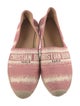 Christian Dior Tie-Dye Print Whipstitch Trim Espadrilles