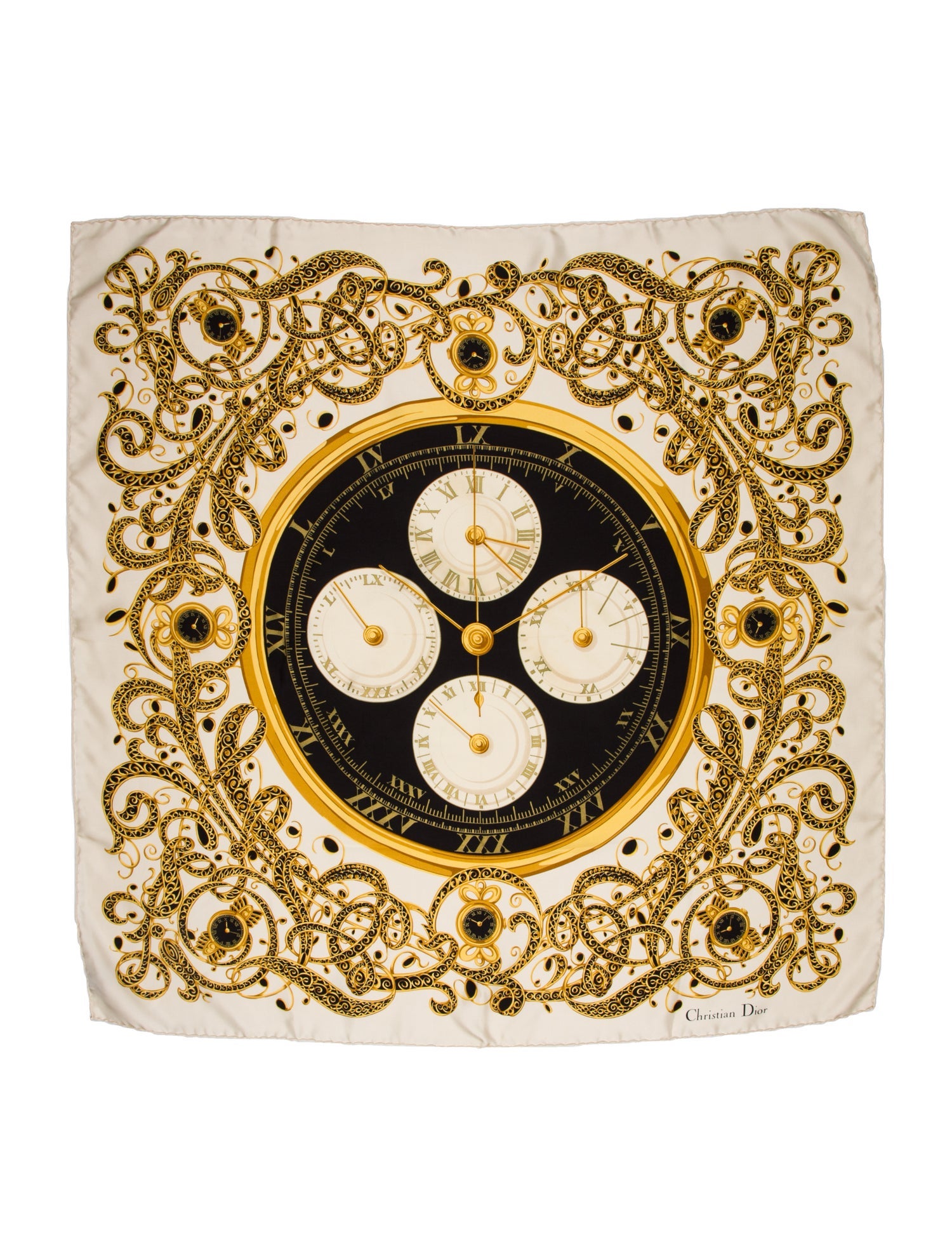 Christian Dior Silk Printed Scarf