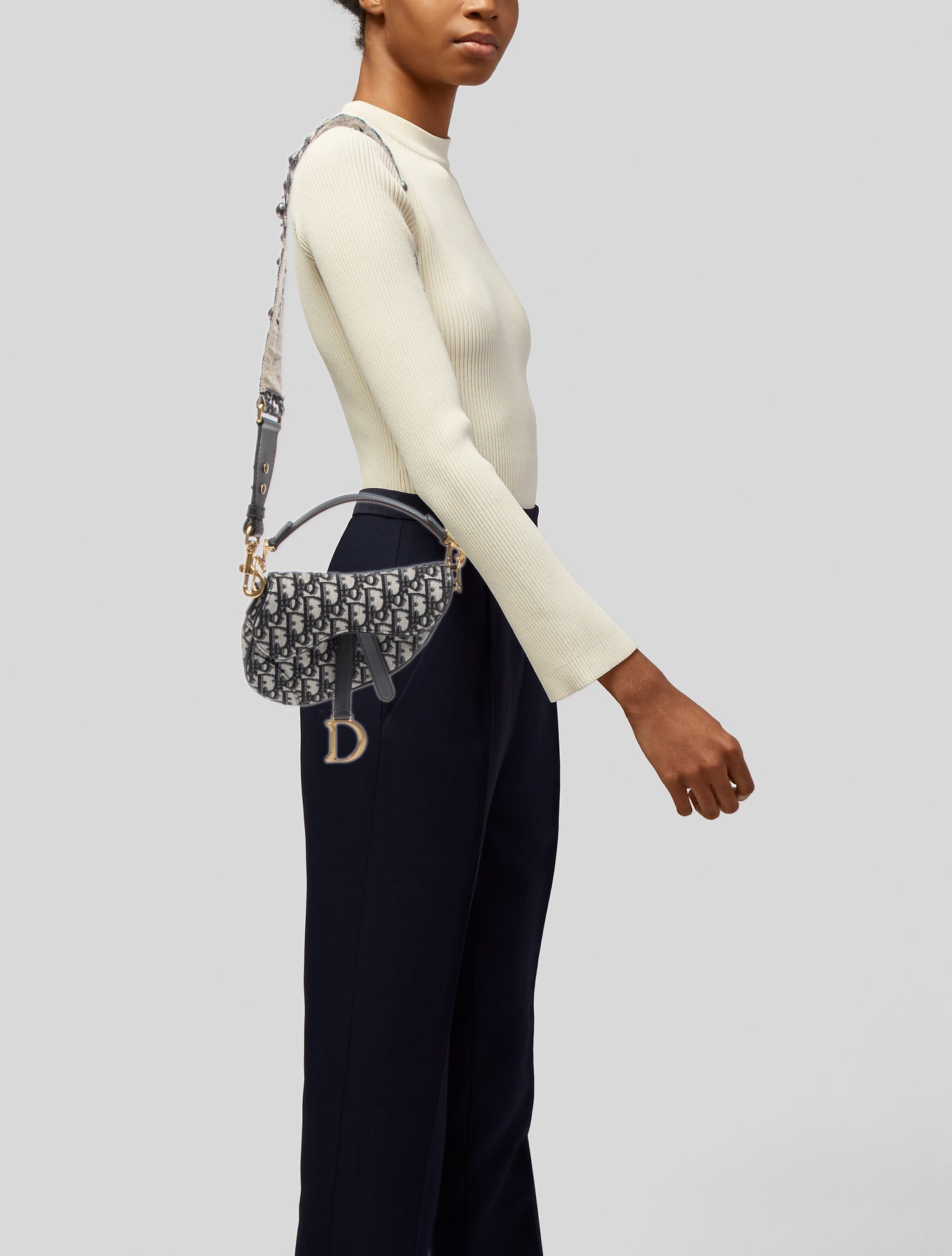 Christian Dior Oblique Jacquard Oblique Saddle