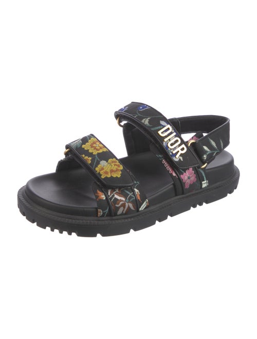 Christian Dior Floral Print Slides