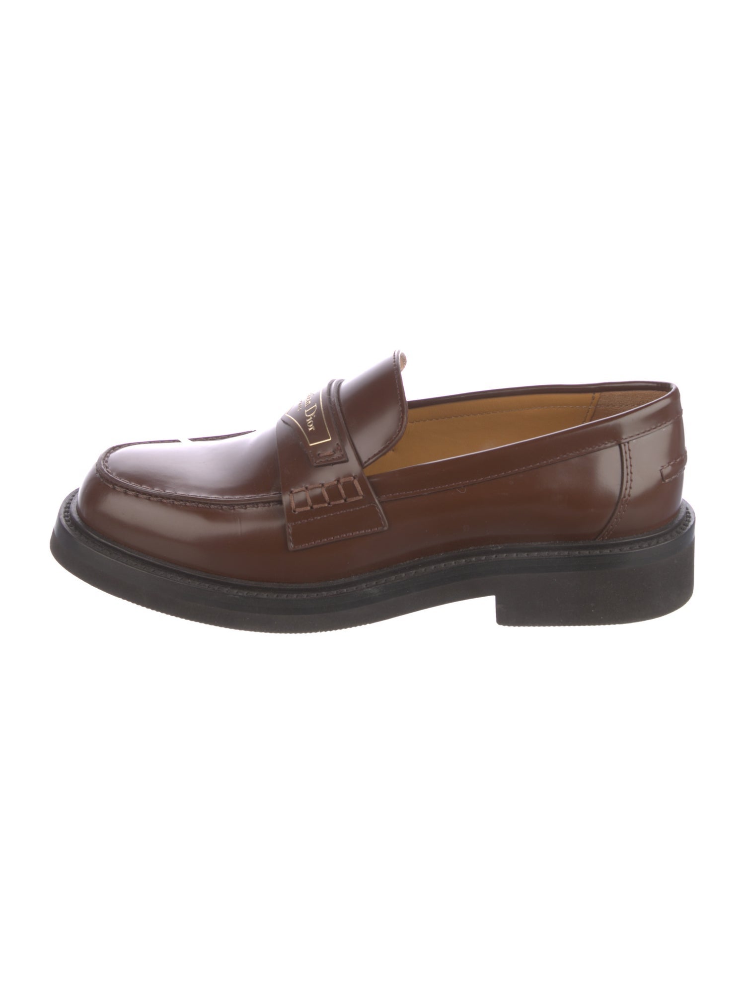Christian Dior Leather Loafers