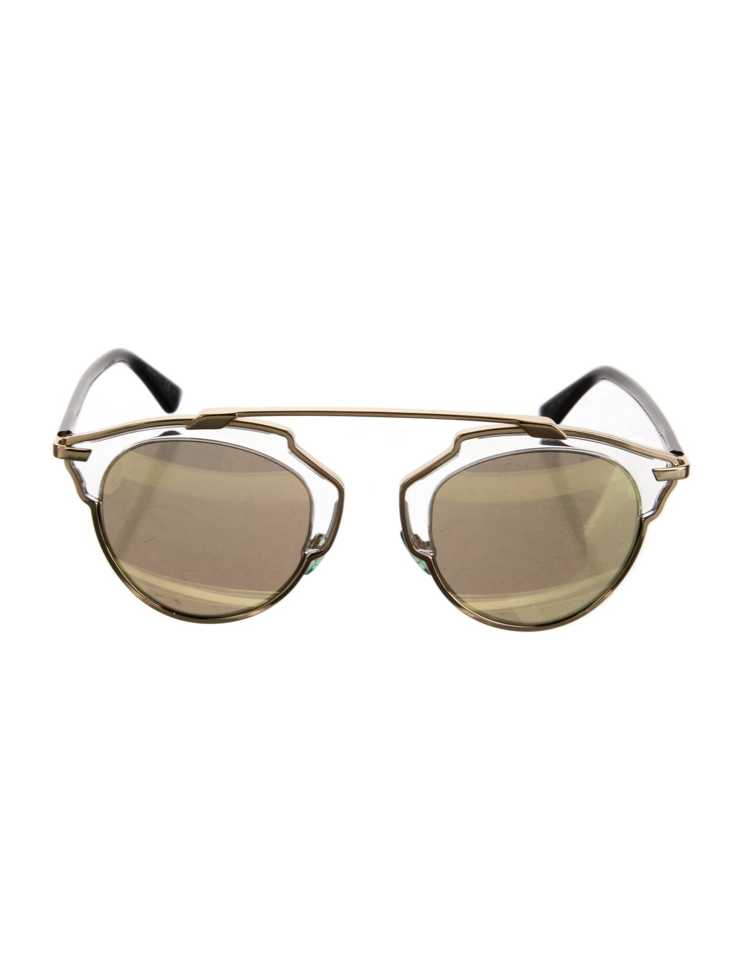 Christian Dior So Real Aviator Sunglasses