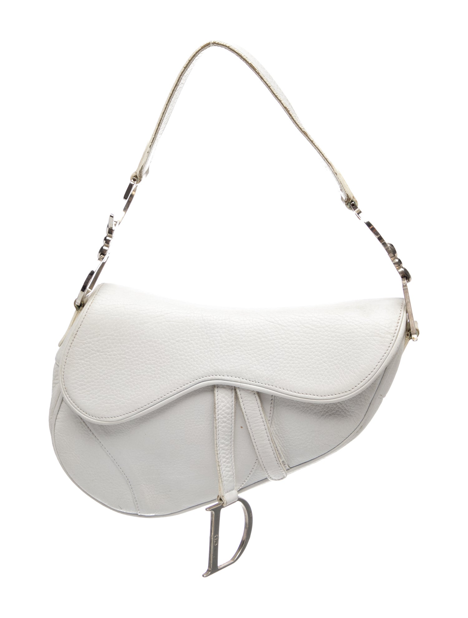 Christian Dior Leather Saddle Medium