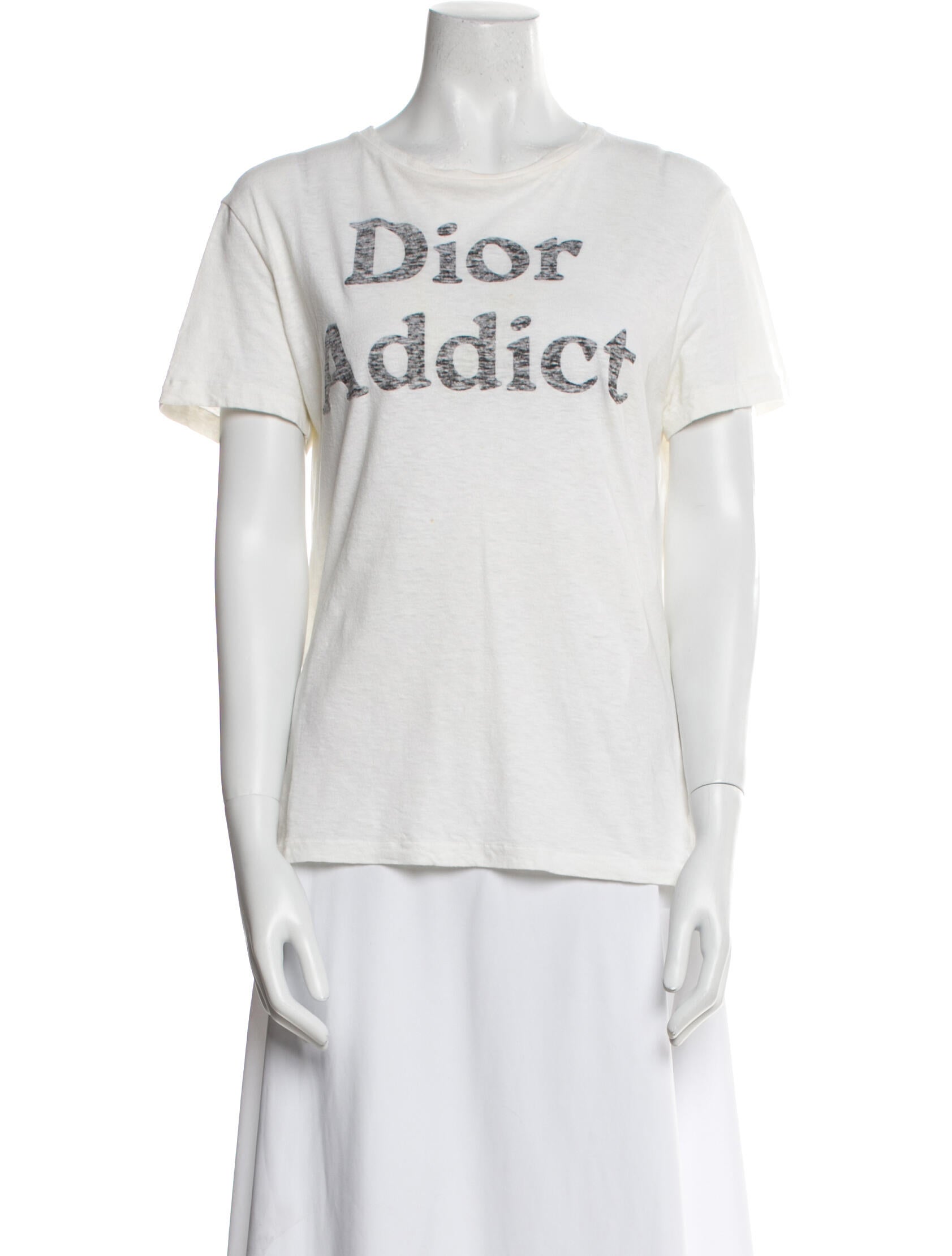 Christian Dior Graphic Print Crew Neck T-Shirt
