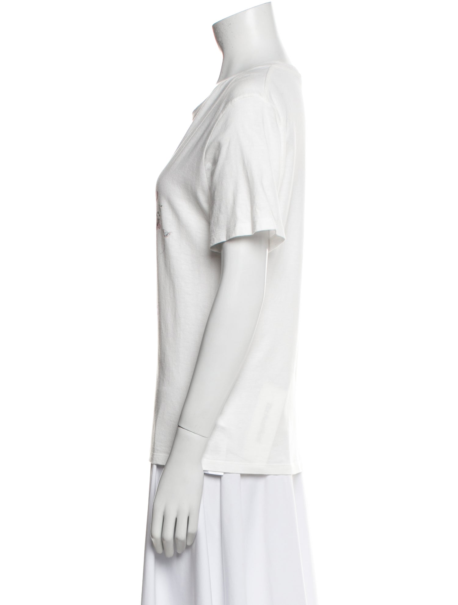 Christian Dior Graphic Print Crew Neck T-Shirt