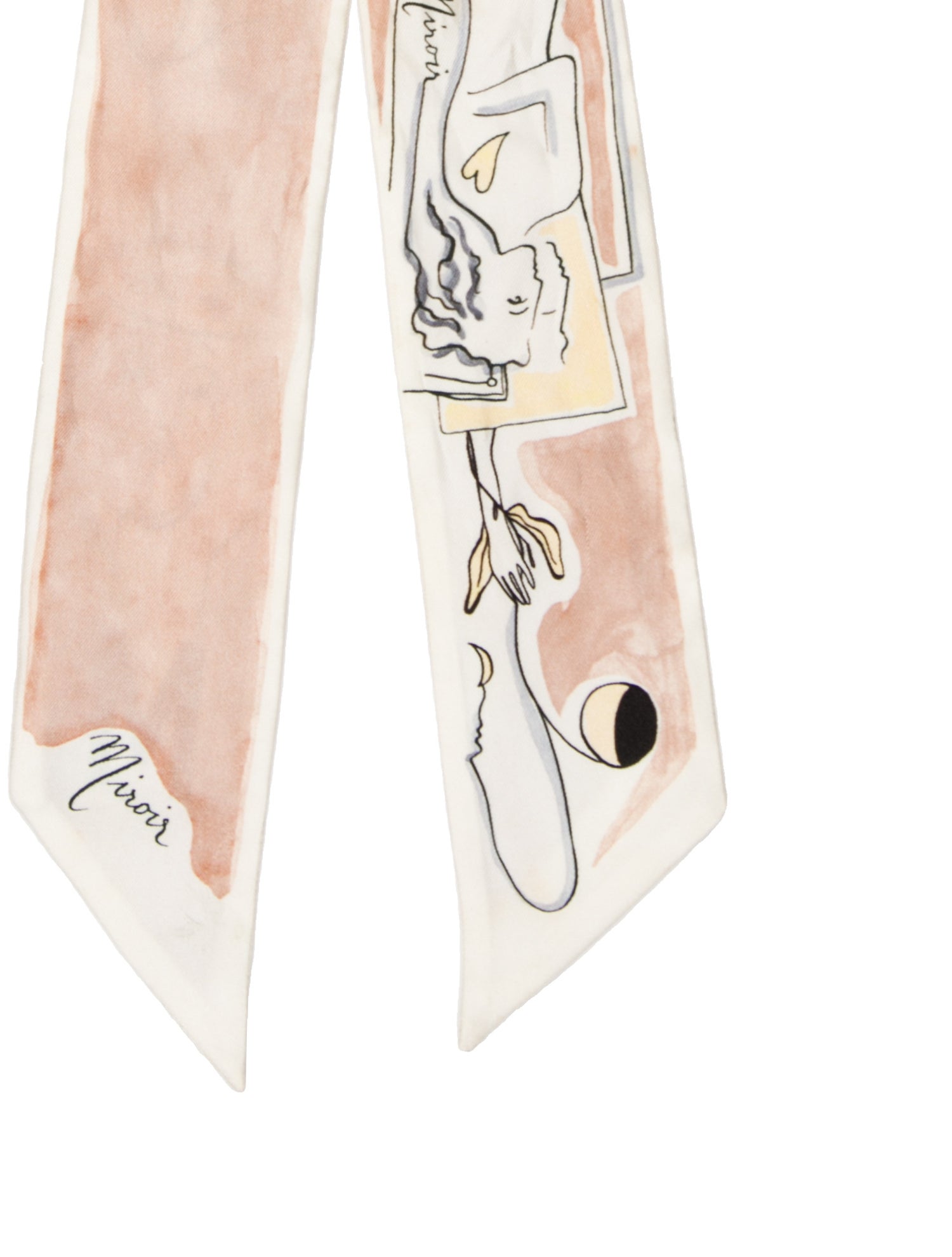 Christian Dior Miroir Mitzah Silk Scarf