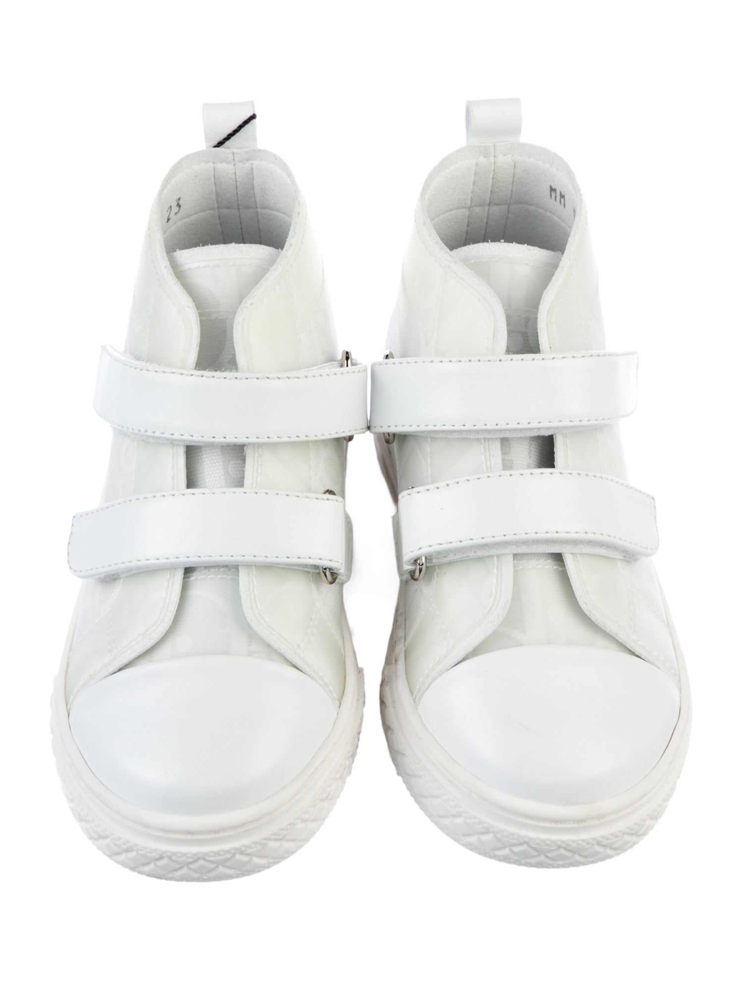Christian Dior kid boys; white sneakers