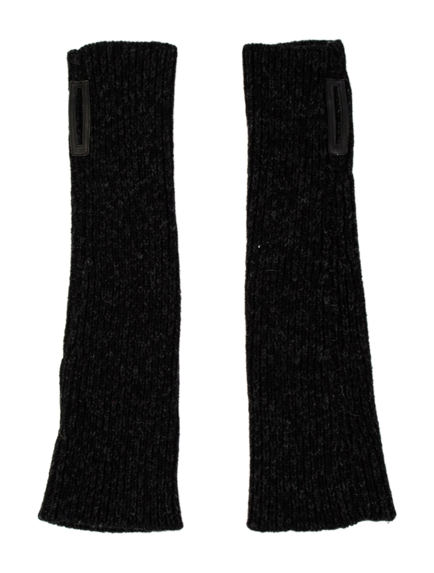 Dior Homme Vintage 2004 'Victim of the Crime' Wool Rib Knit Arm Warmers