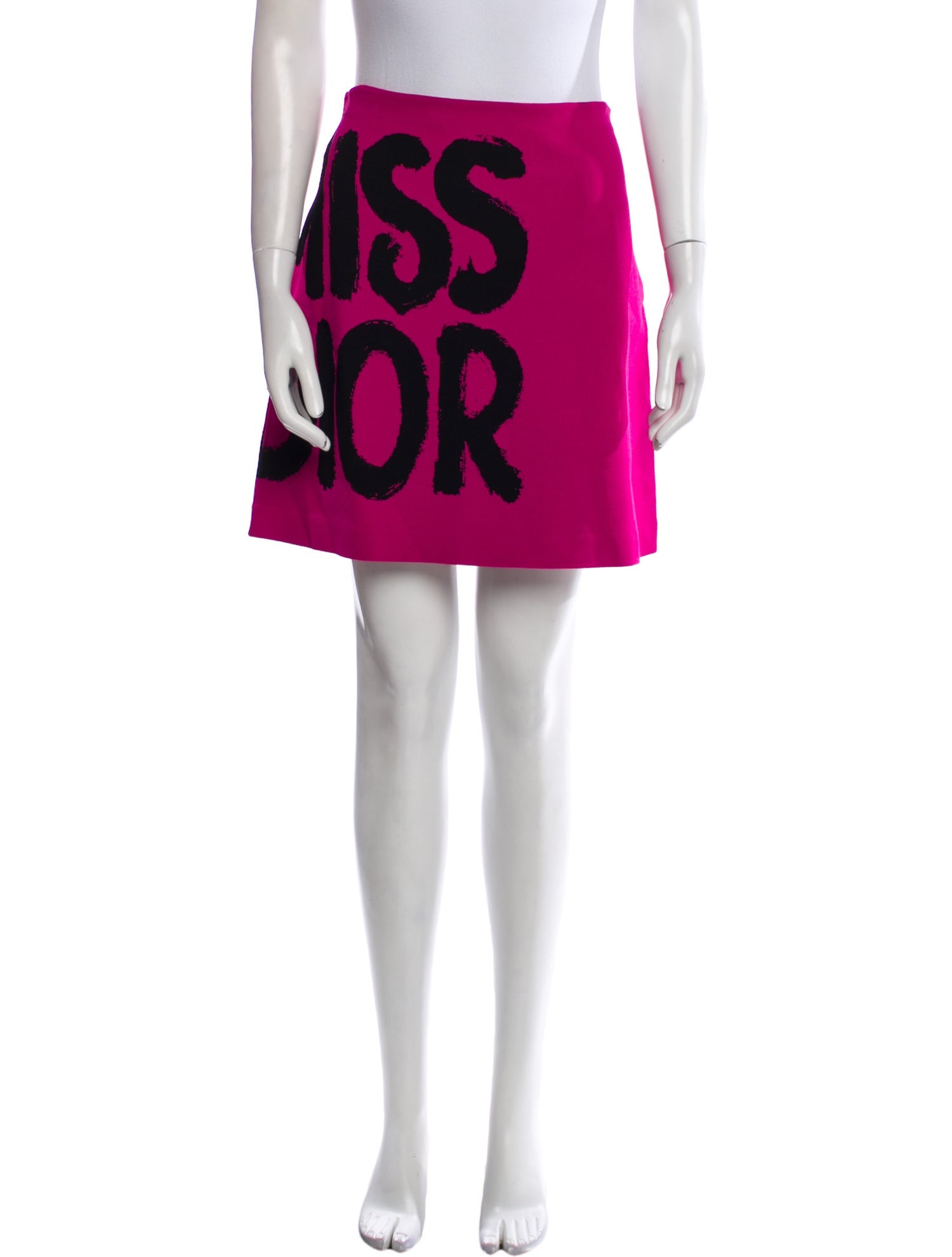 Christian Dior Graphic Print Mini Skirt