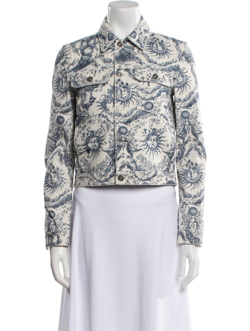 Christian Dior Printed Denim Jacket