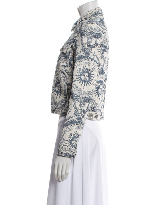 Christian Dior Printed Denim Jacket