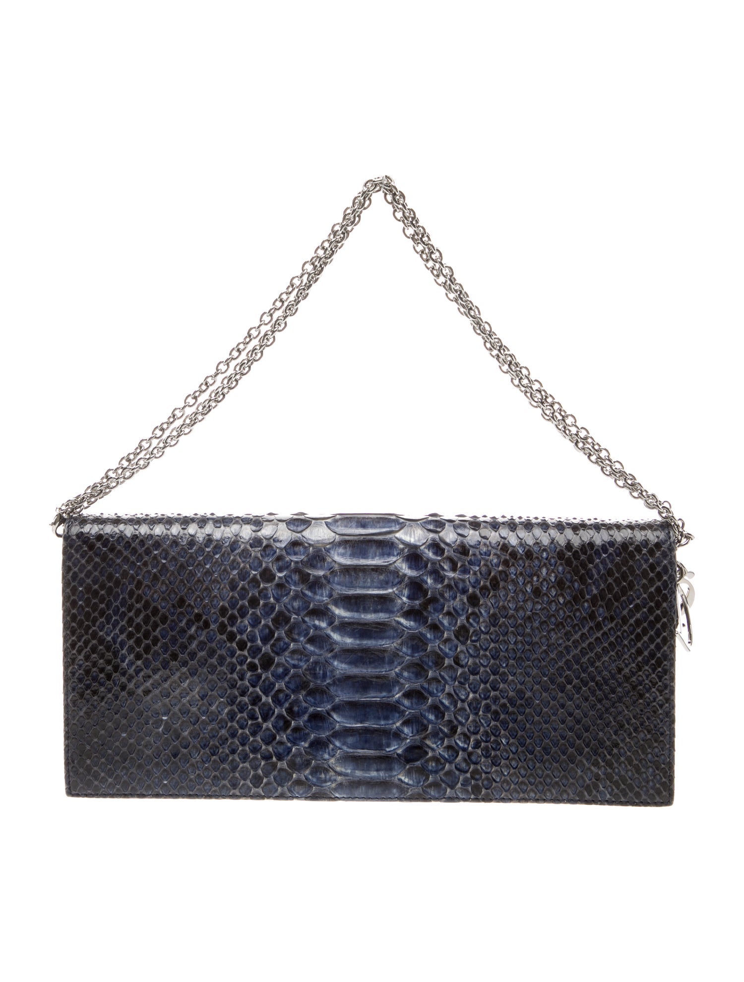 Christian Dior Python Top Handle Bag