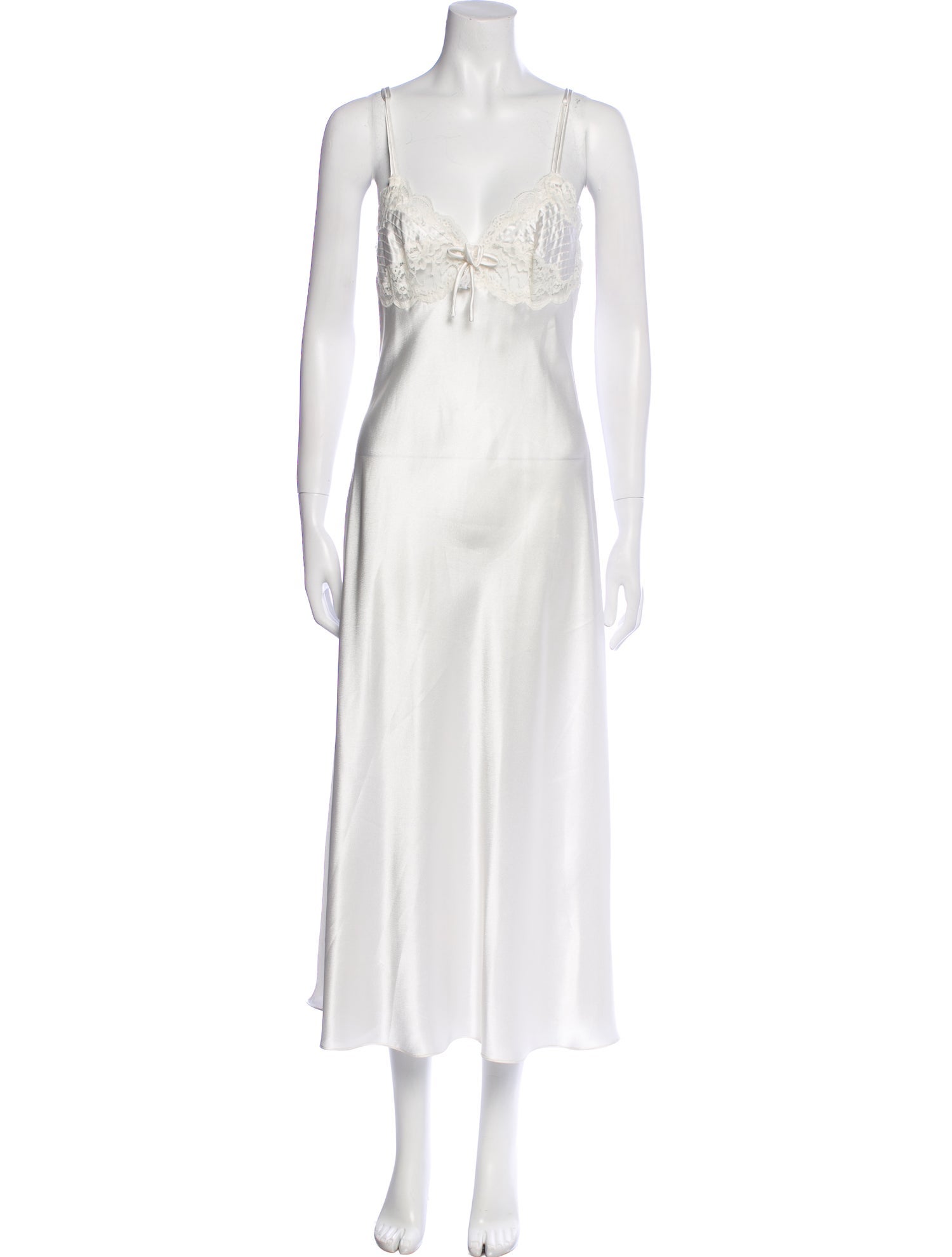 Christian Dior Embroidered Accent Nightgown