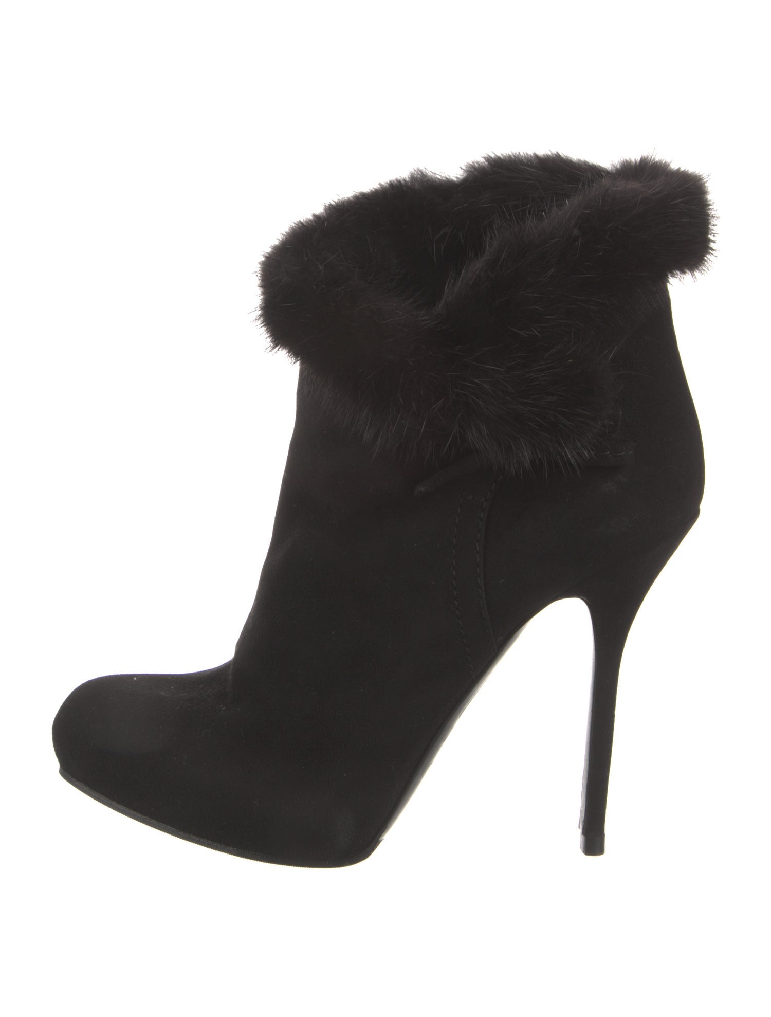 Christian Dior Suede Bow Accents Boots