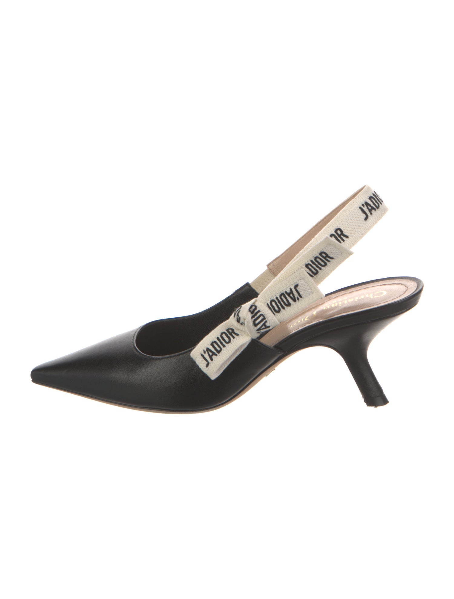 Christian Dior Leather Slingback Pumps
