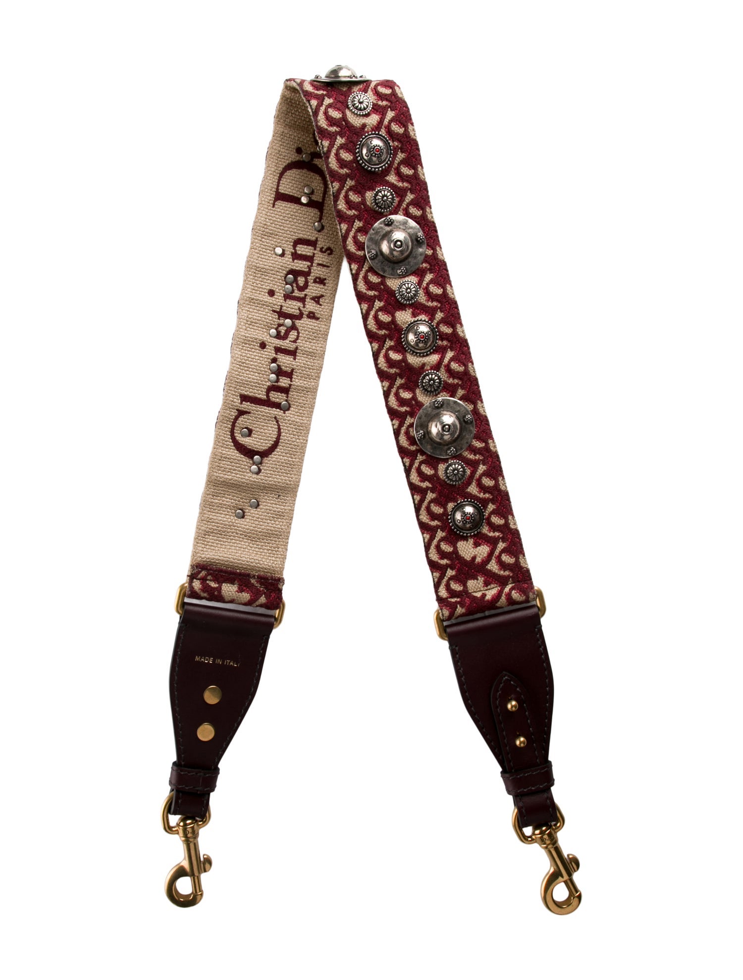 Christian Dior Canvas Bag Strap w/Tags